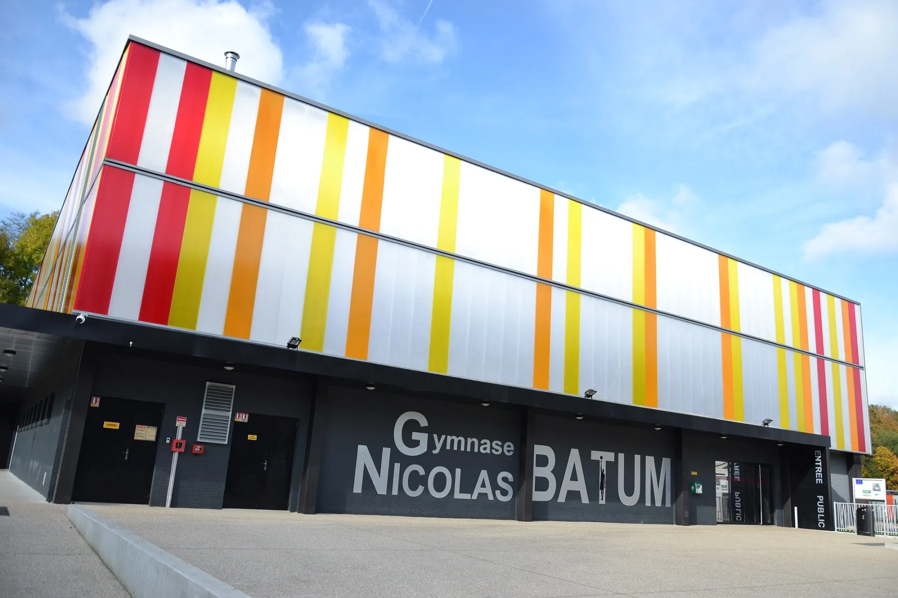 Photo showing: Gymnase de Malaunay, Nicolas-Batum 2016