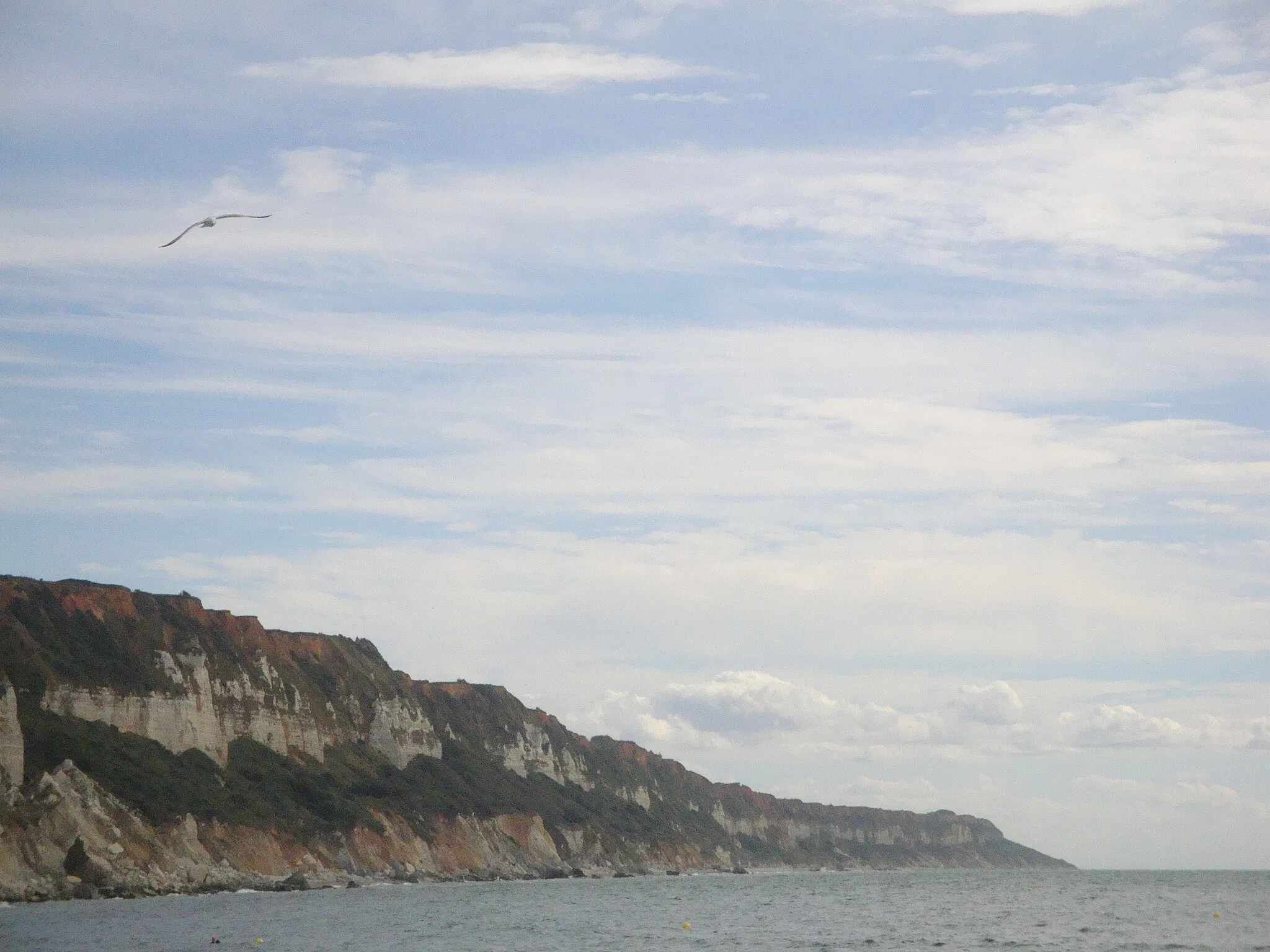 Photo showing: Paysage de la côte à Saint-Jouin-Bruneval