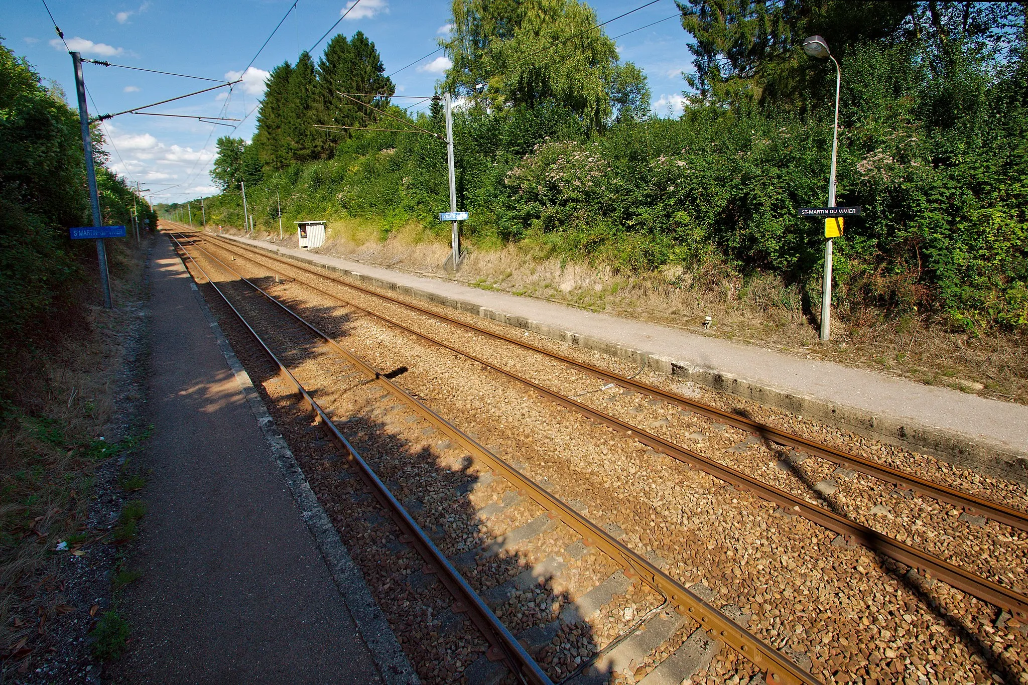 Photo showing: Gare SNCF de Saint-Martin-du-Vivier