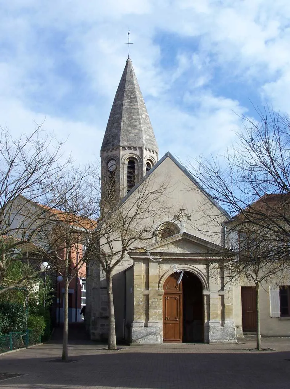 Photo showing: Church of Achères (Yvelines, France)