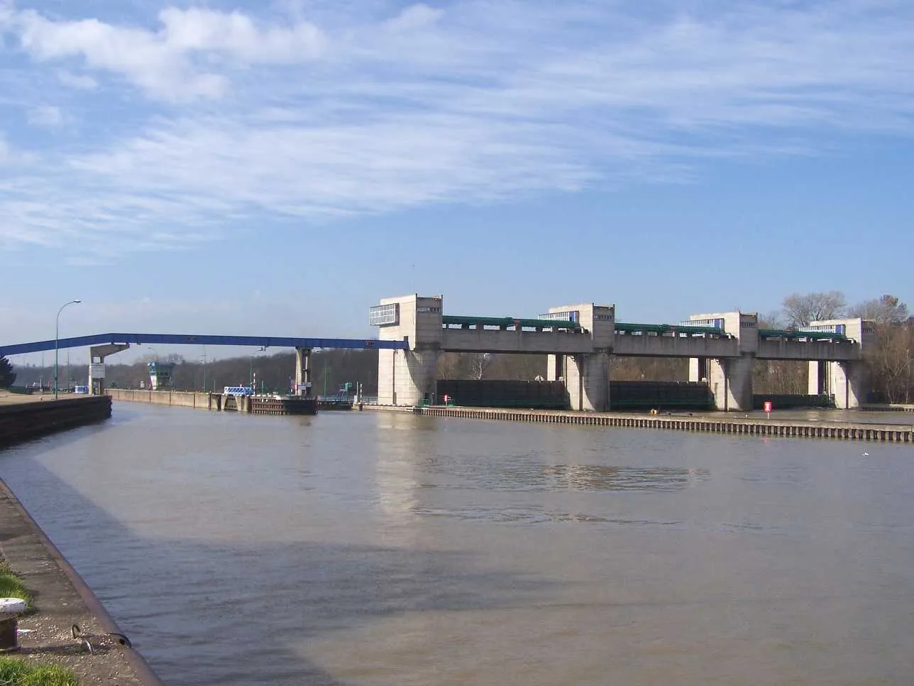 Photo showing: Lock of Andrésy (Yvelines, France)