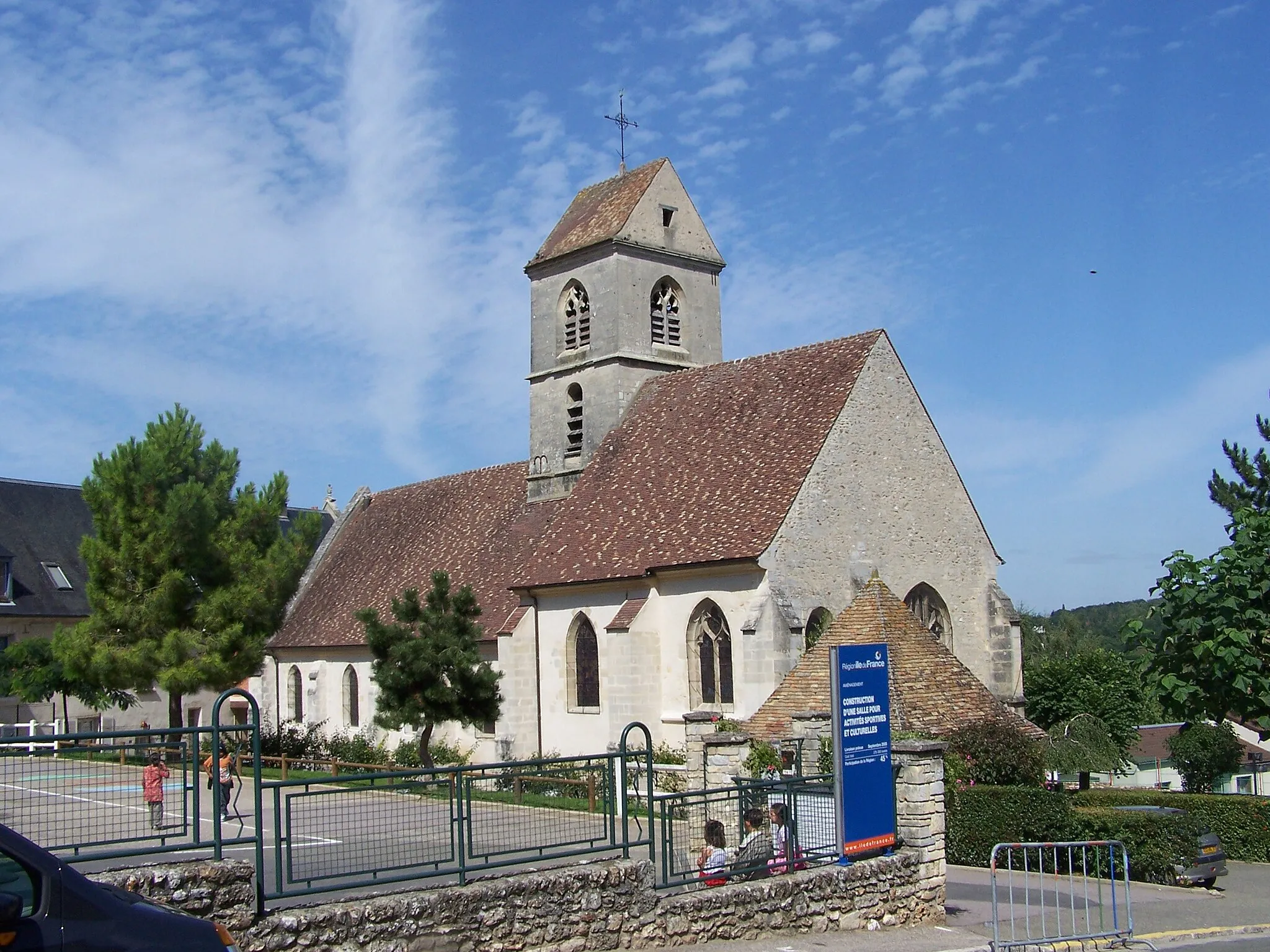 Photo showing: Church of Bazemont (Yvelines, France)