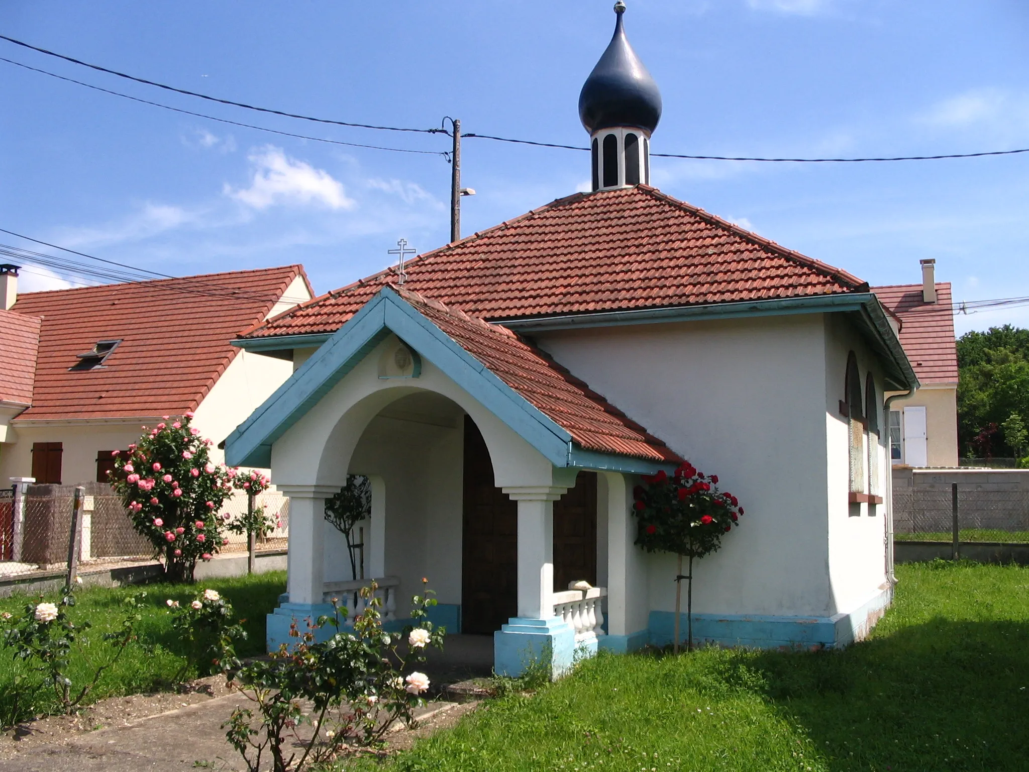 Photo showing: The Russian orthodox chapel of Champagne-sur-Seine, Seine-et-Marne, France.