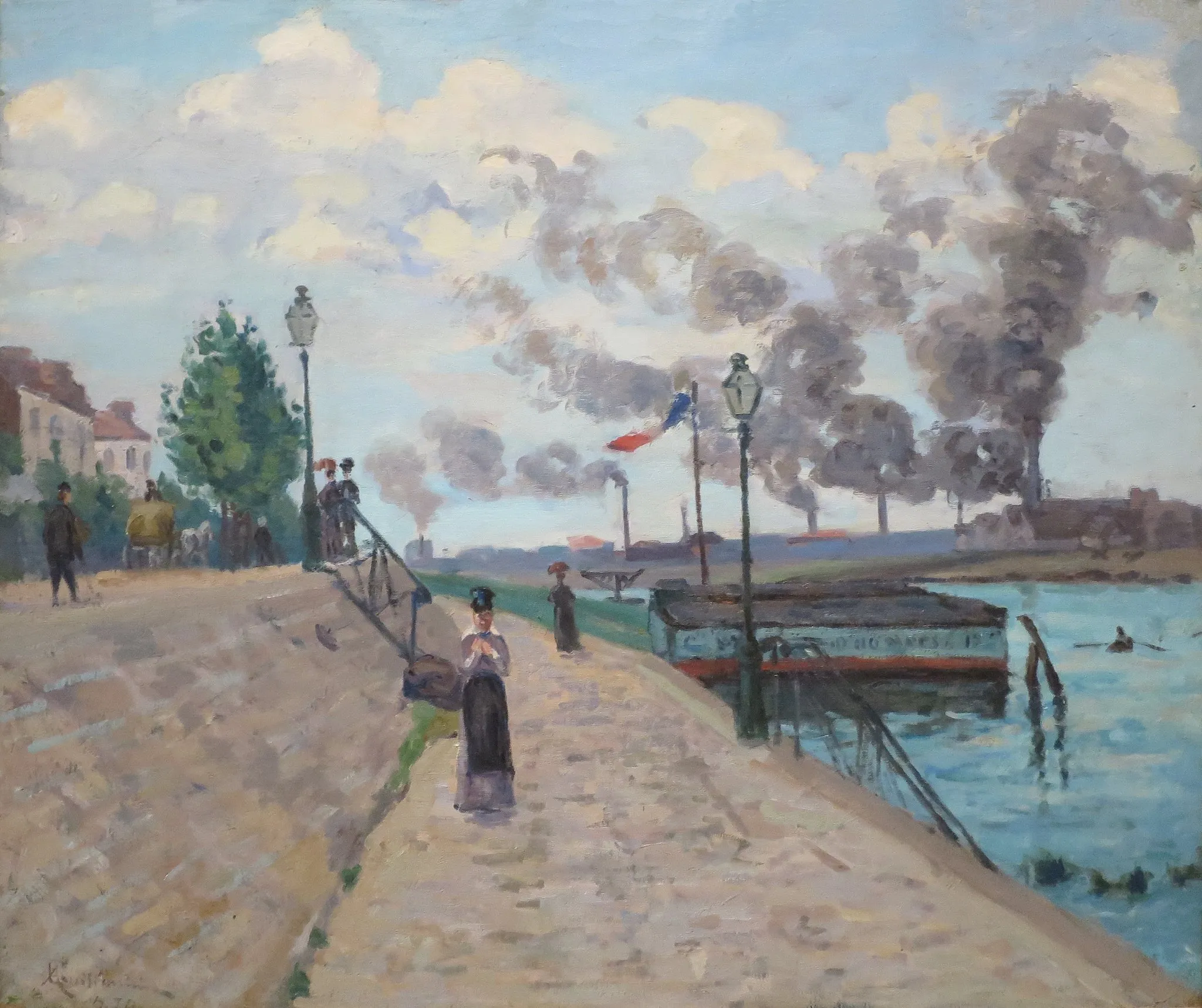 Photo showing: The Seine at Charenton by Jean-Baptiste Armand Guillaumin, 1874, oil on canvas, Norton Simon Museum
