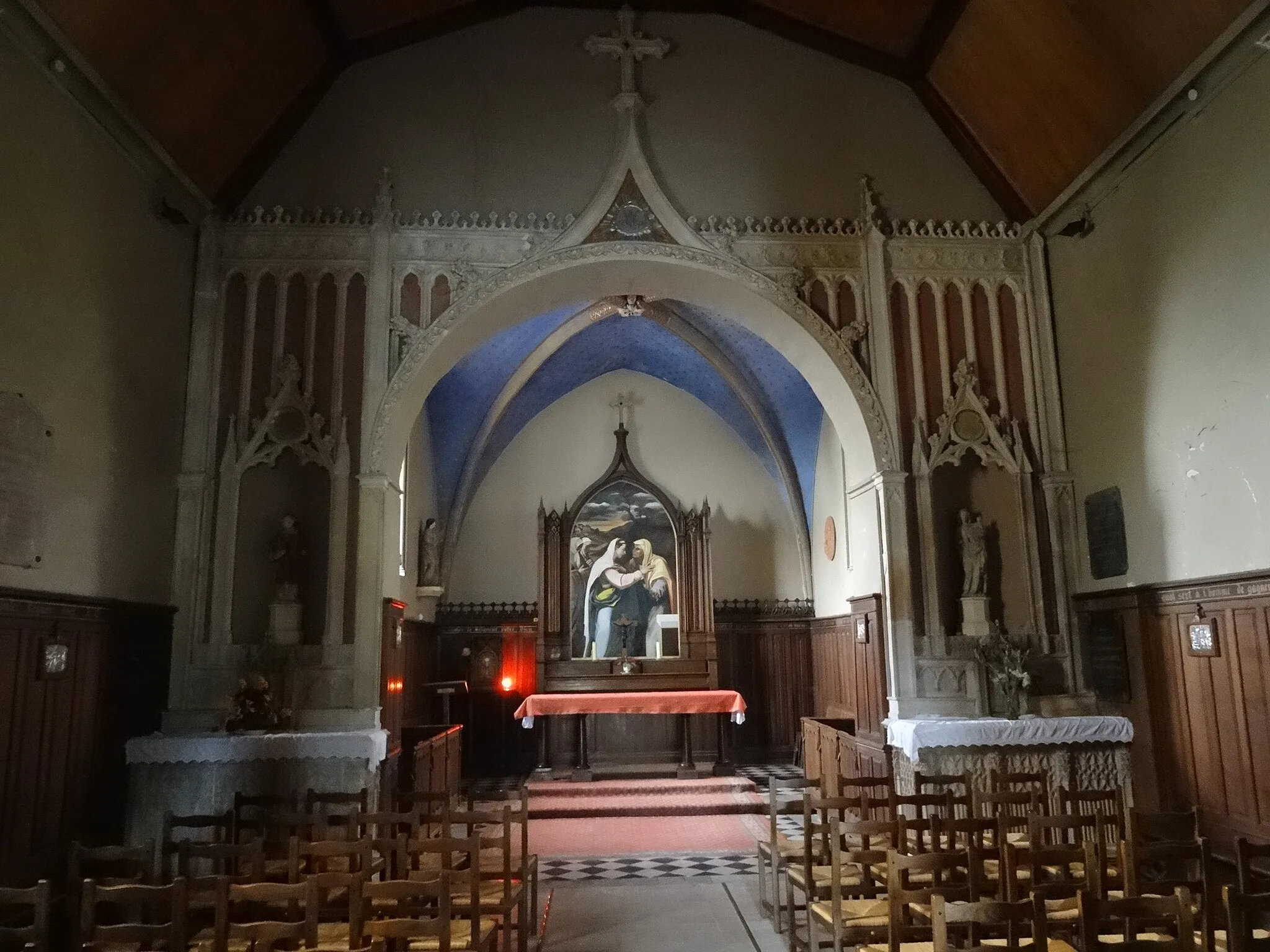 Photo showing: Église Notre-Dame de la Visitation de La Rochette. (Seine-et-Marne, région Île-de-France).