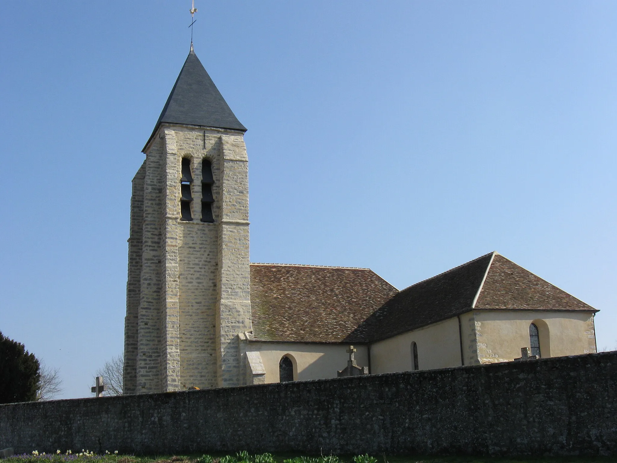 Photo showing: Église Saint Étienne, Moncourt-Fromonville (Seine-et-Marne, région Île-de-France)