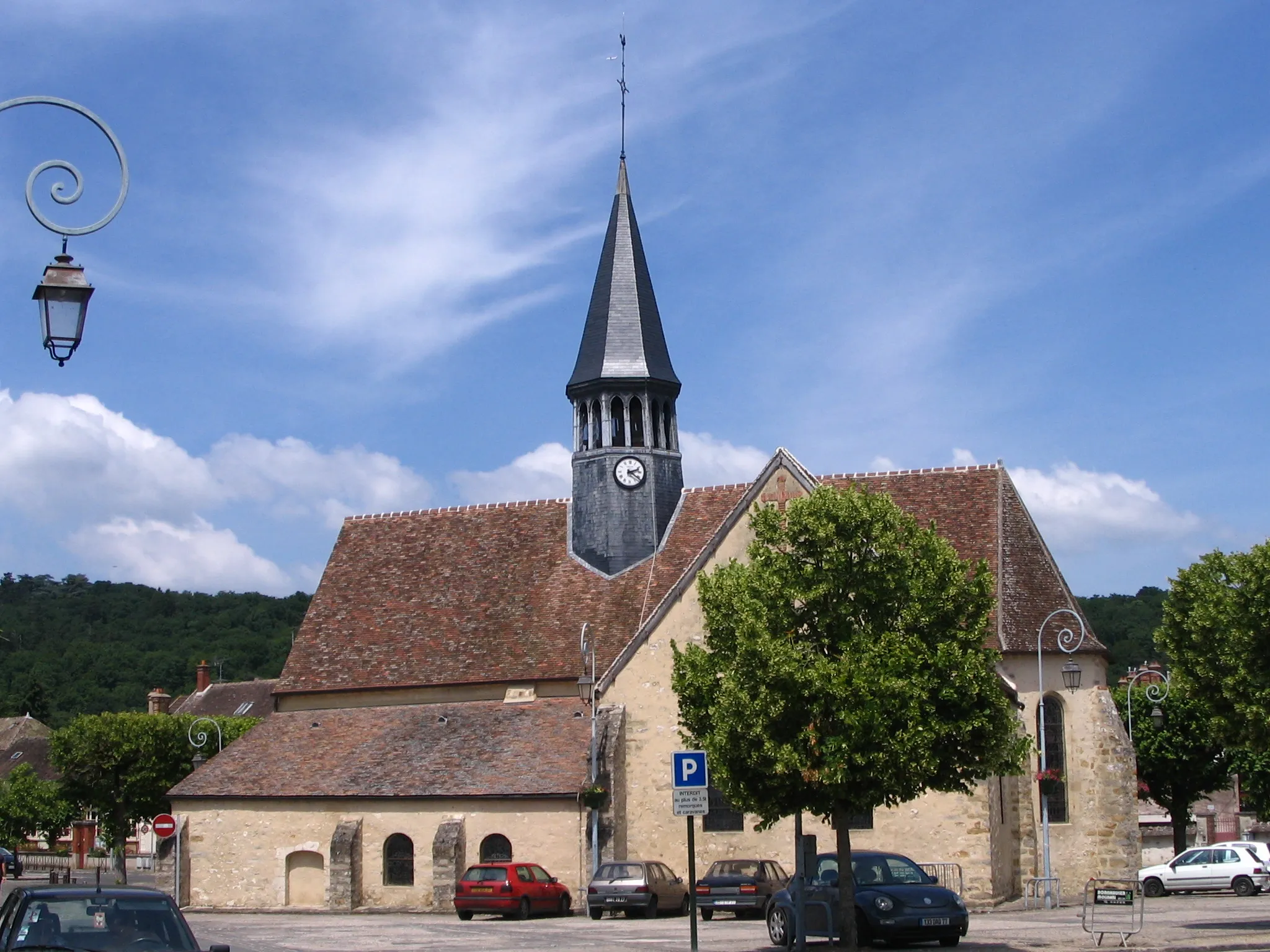 Photo showing: St.Amandus' church, in Thomery, Seine-et-Marne, France.