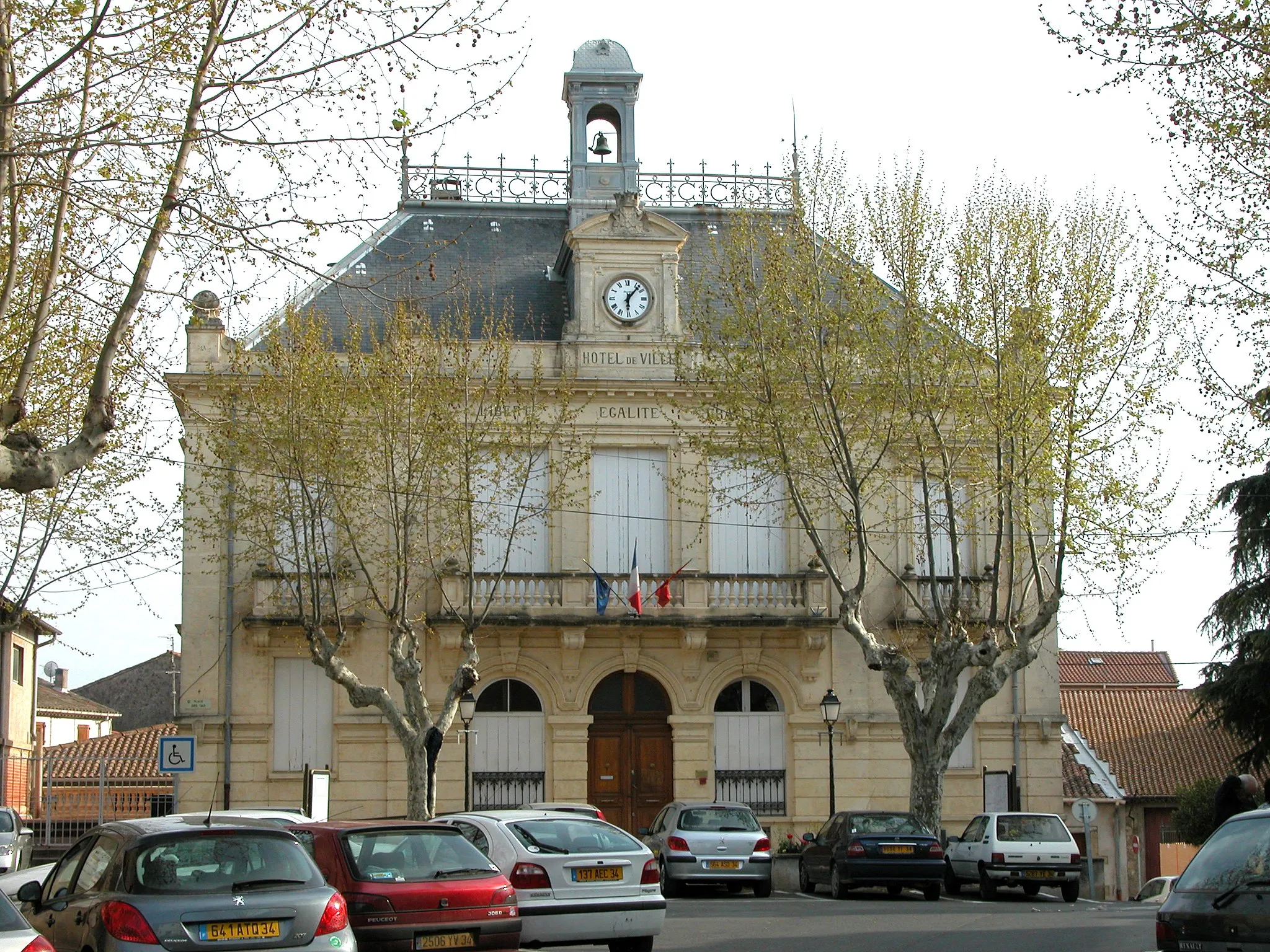 Photo showing: City Hall of Cazouls-lès-Béziers (Hérault)