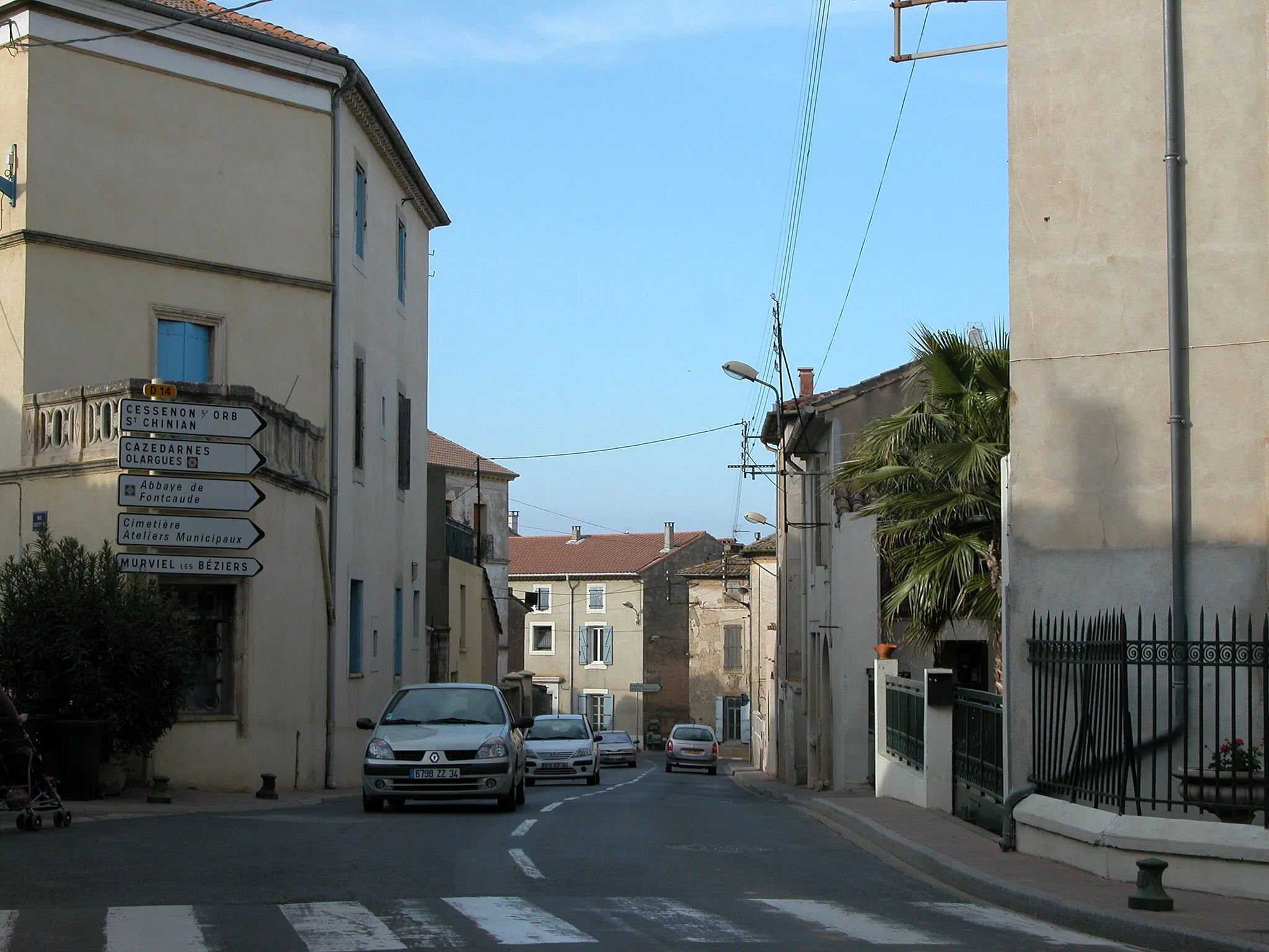 Photo showing: Street at Cazouls-lès-Béziers