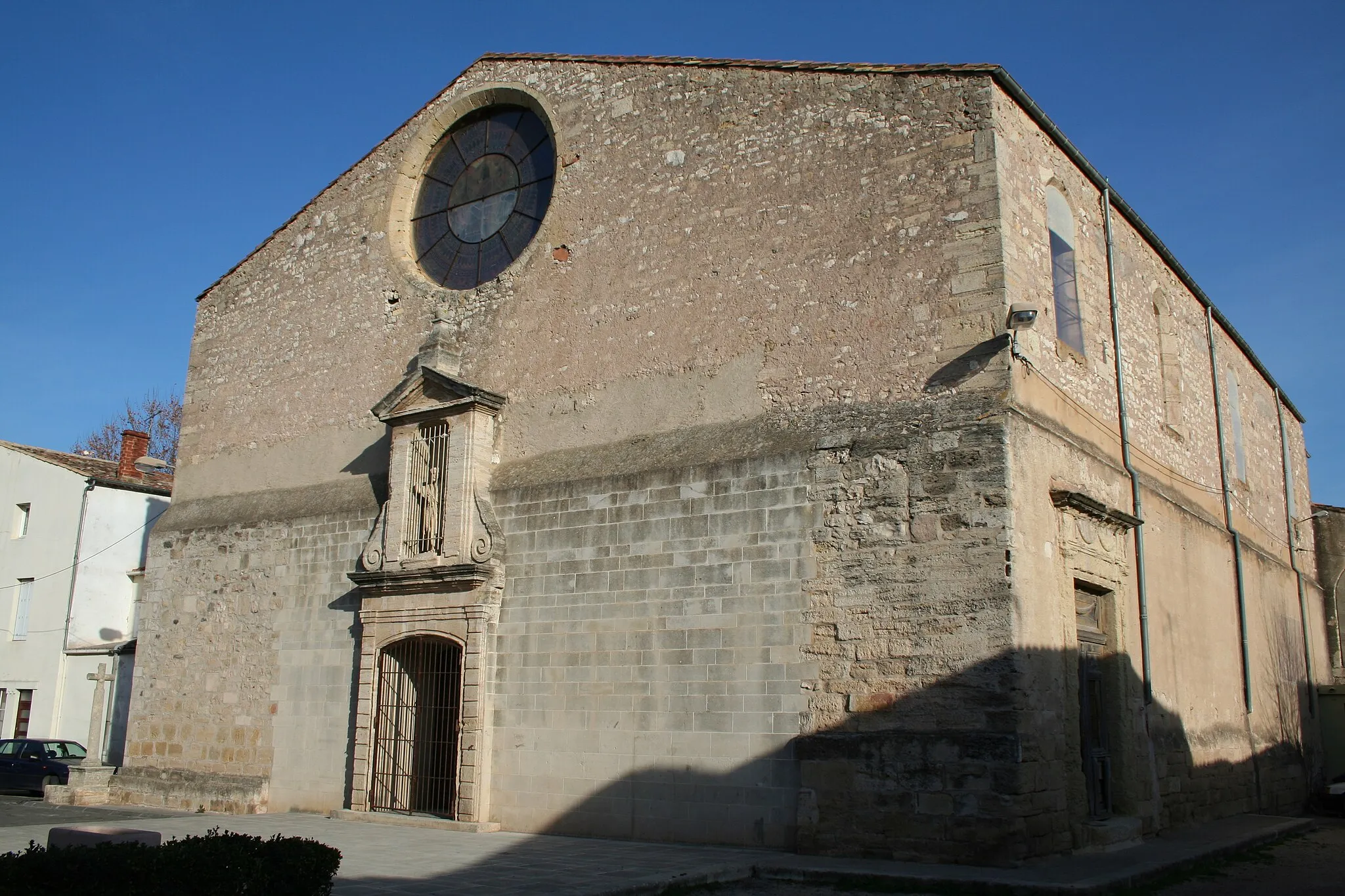 Photo showing: Florensac (Hérault) - Église paroissiale Saint-Jean-Baptiste (vue générale).