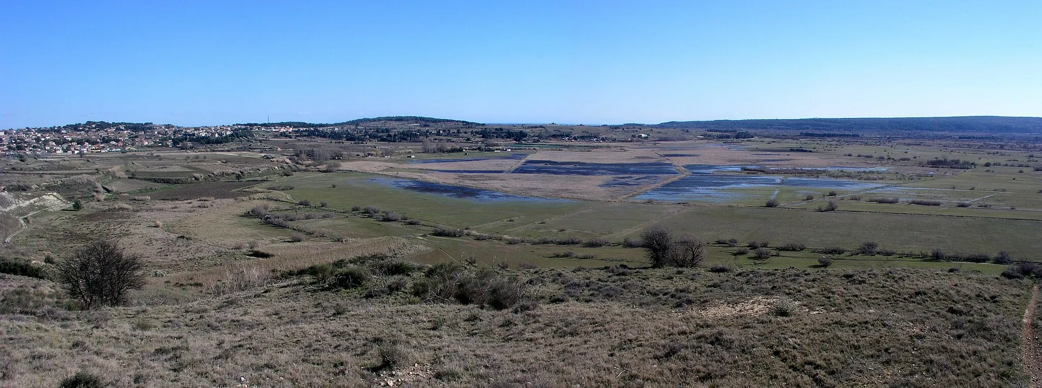 Photo showing: Pond of the Matte, Lespignan, Hérault, France.