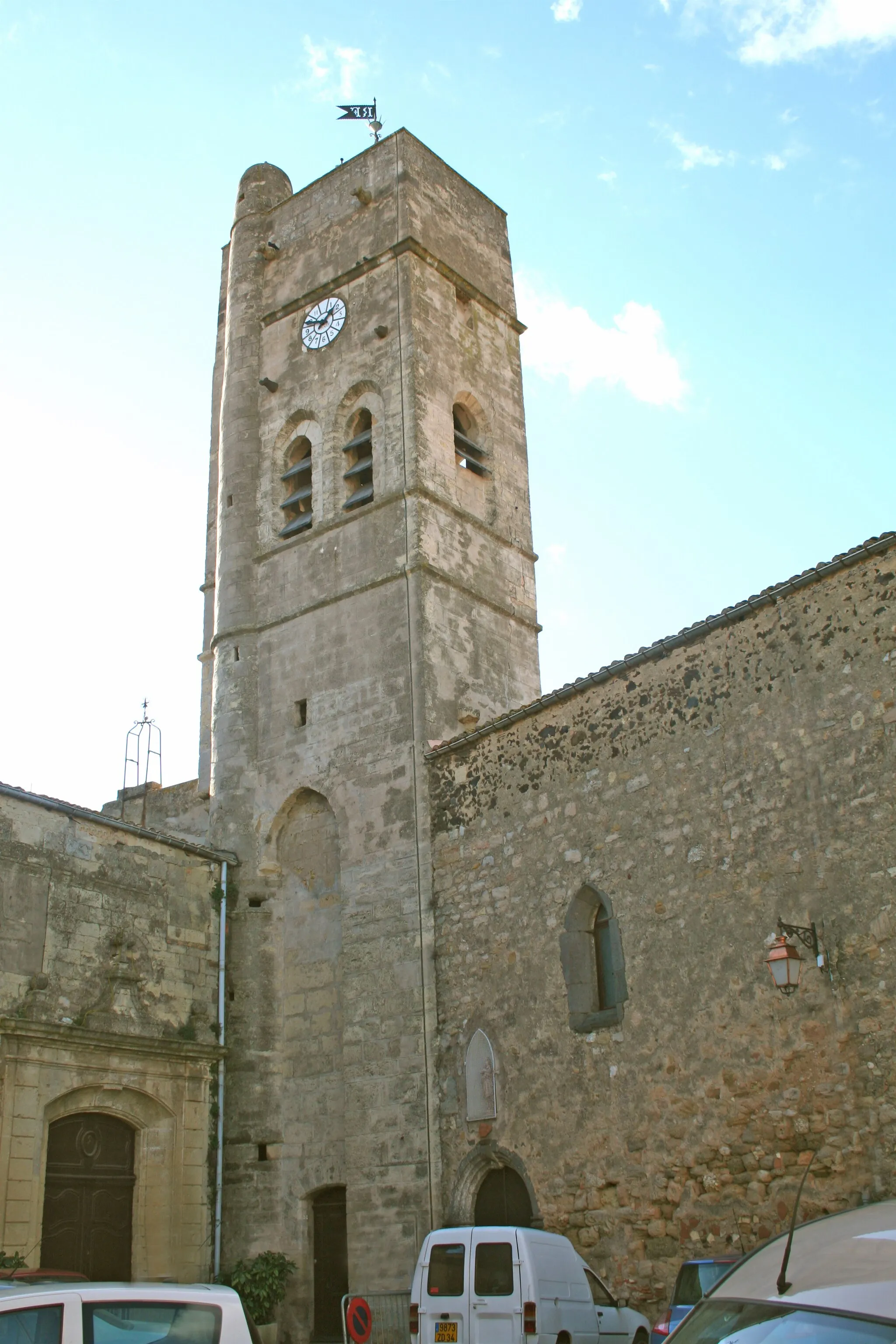 Photo showing: Pomérols (Hérault) - église Saint-Cyr-et-Sainte-Julitte.