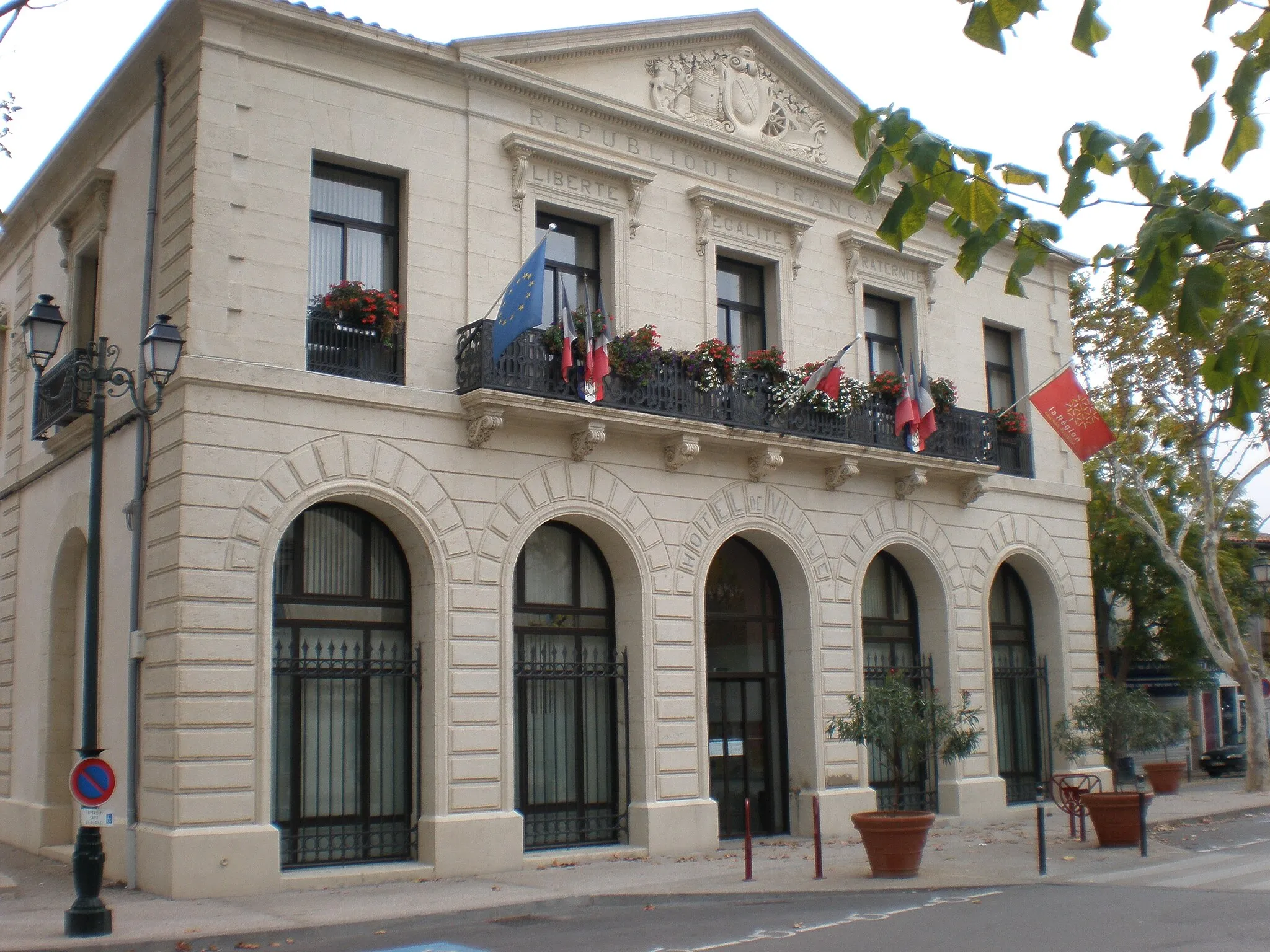 Photo showing: La mairie de Saint-André-de-Sangonis (Hérault)