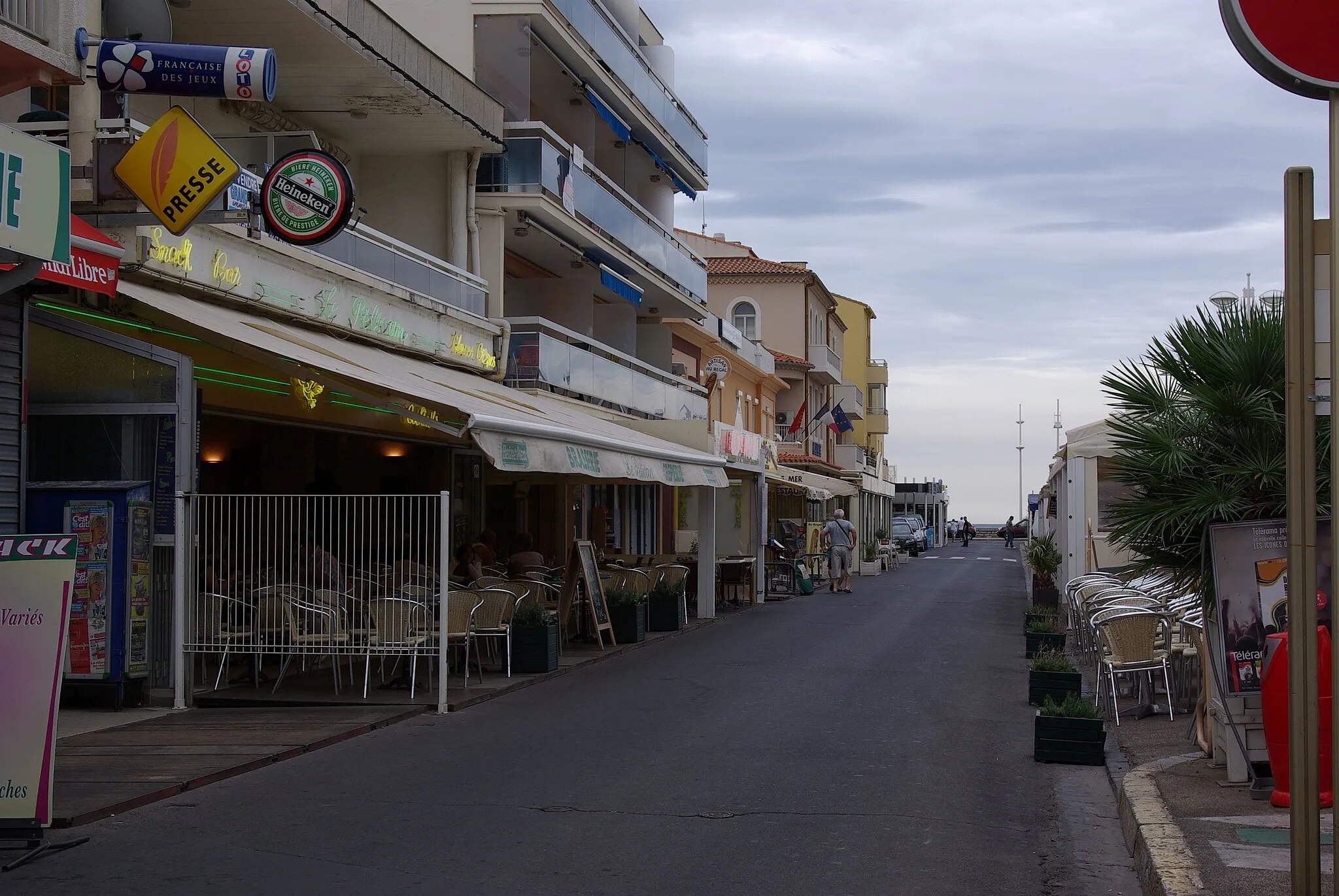 Photo showing: Valras-Plage in Frankreich. Der Ort befindet sich an der Mittelmeerküste.