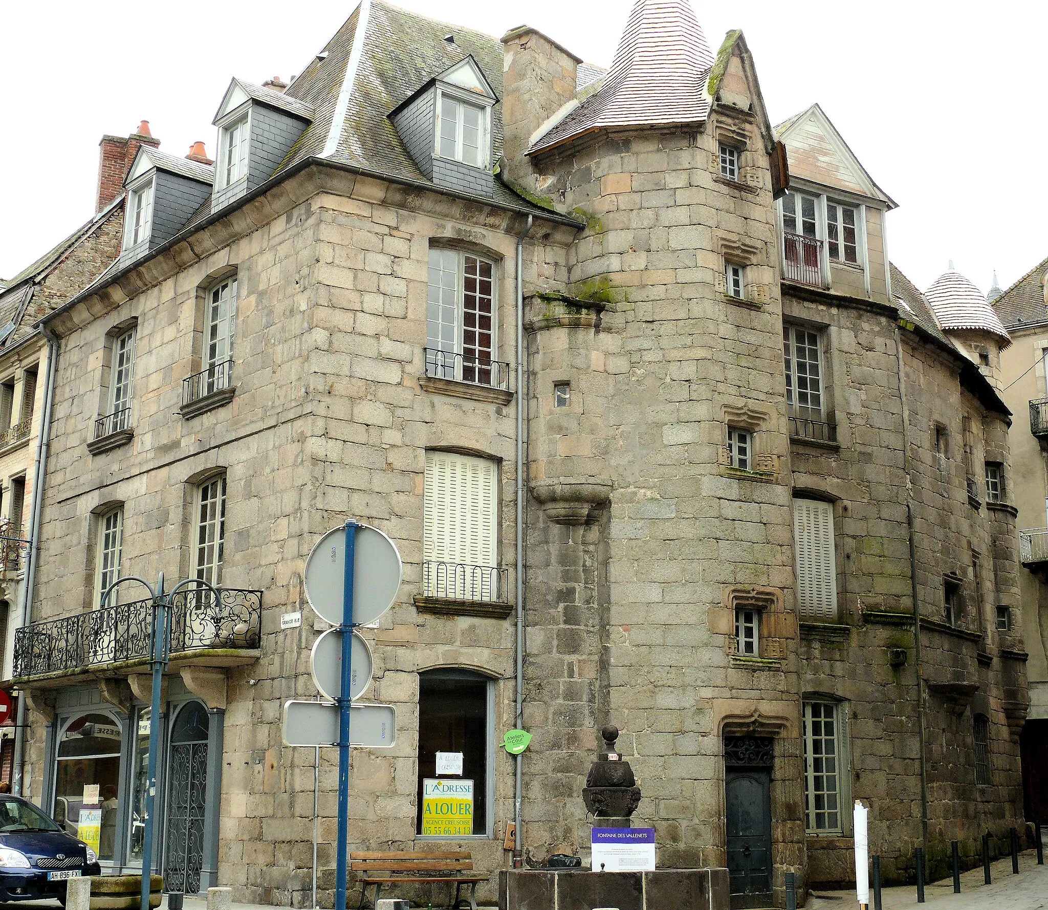 Photo showing: Aubusson -Maison des Vallenet