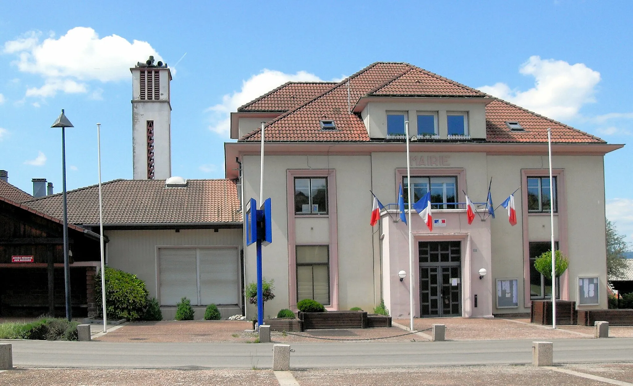 Photo showing: La mairie d'Anould