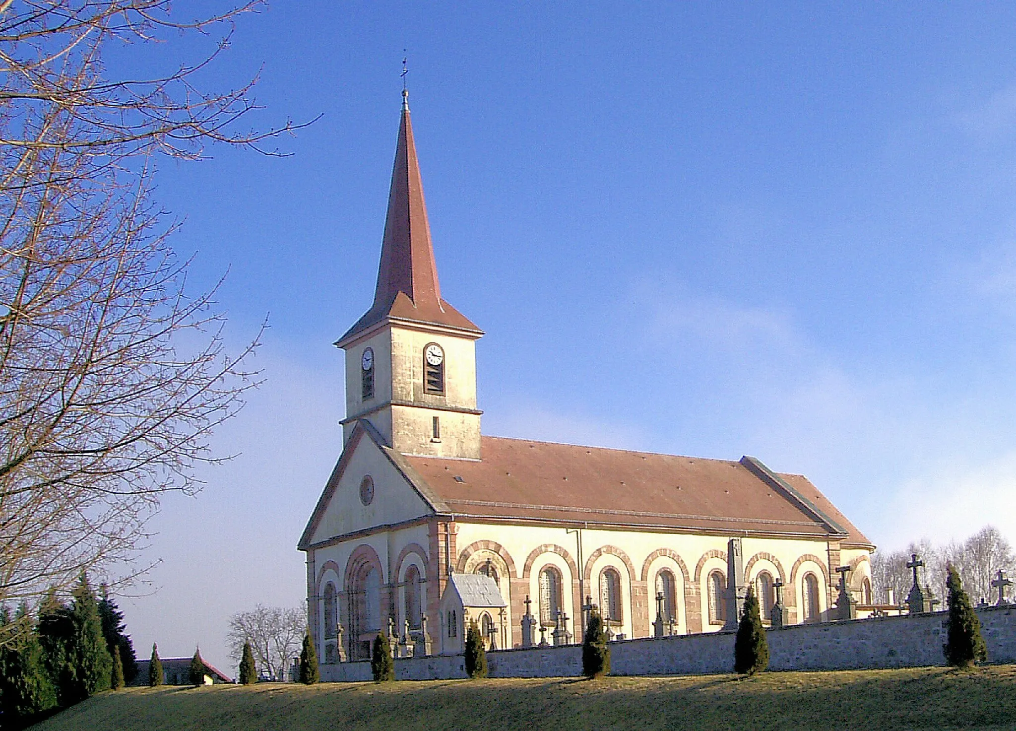 Photo showing: L'église Saint-Antoine d'Anould