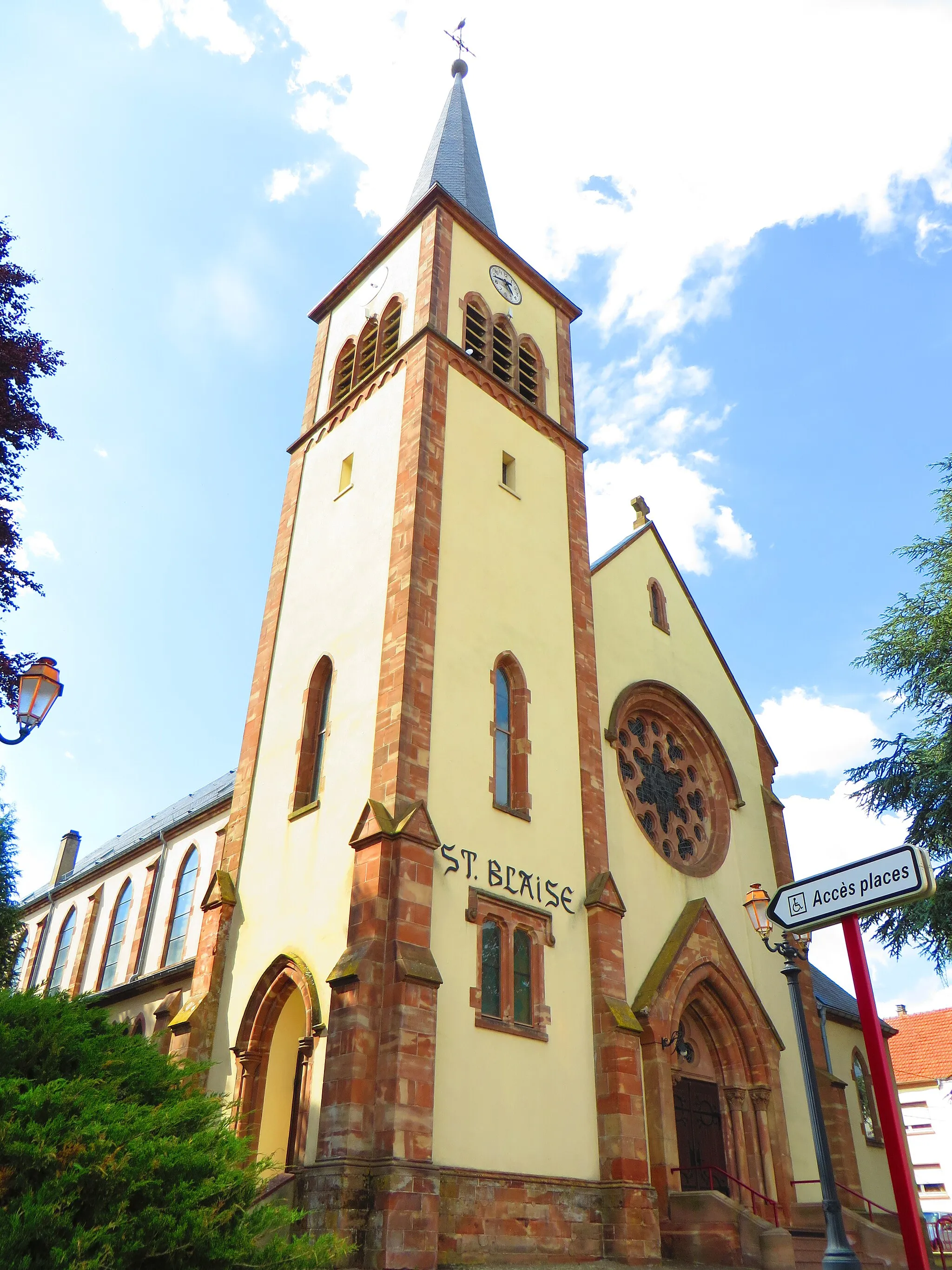 Photo showing: Behren-lès-Forbach Église Saint-Blaise