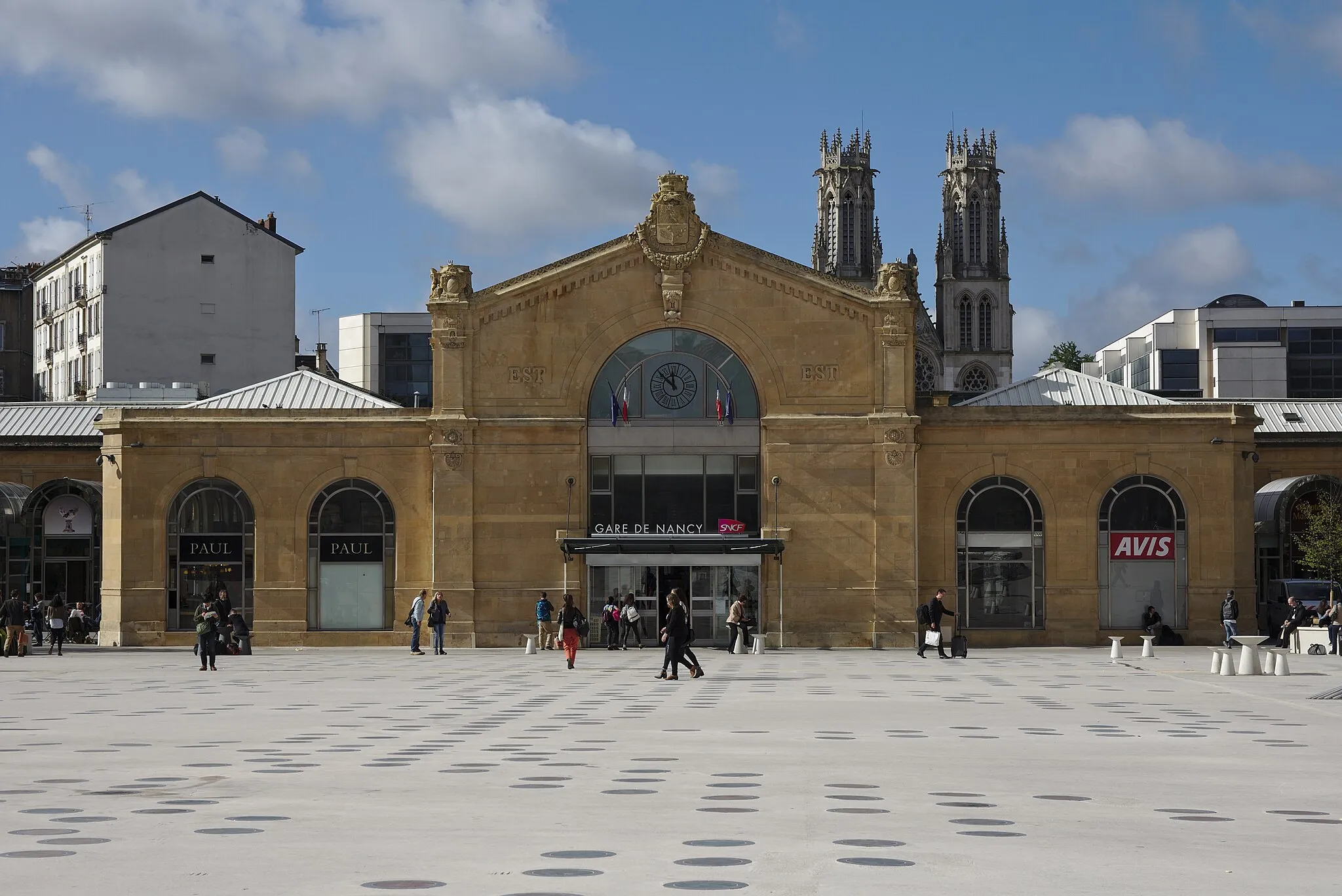 Photo showing: Gare de Nancy-Ville, main entrance.