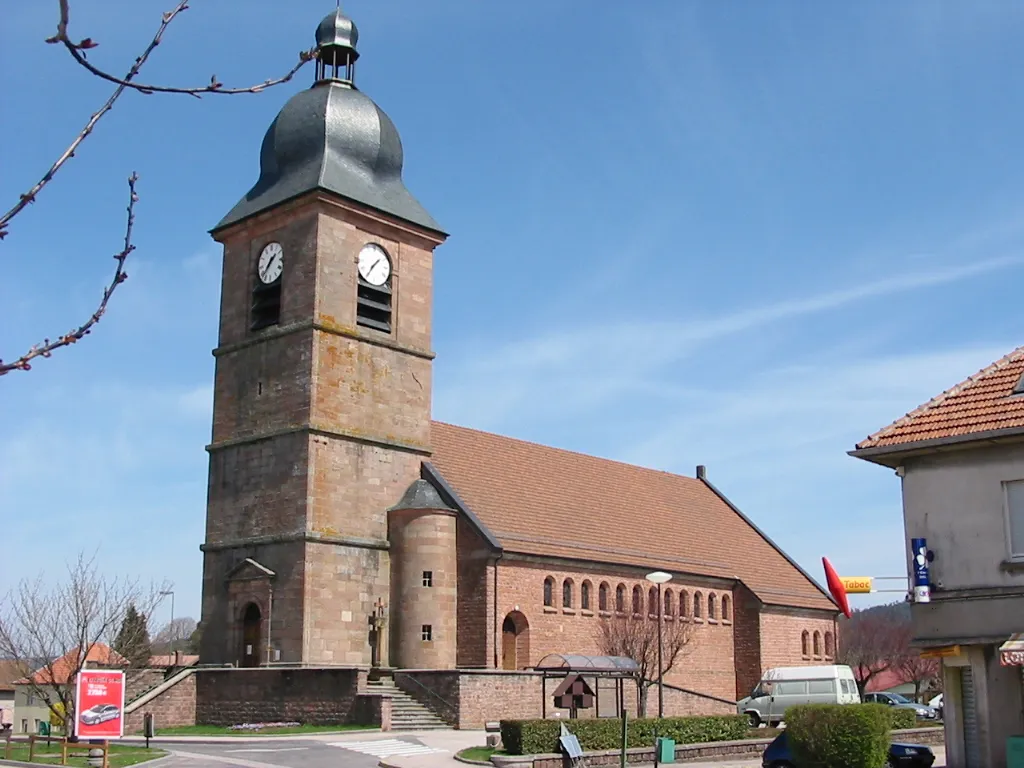 Photo showing: Corcieux

Commune des Vosges
L'église de l'Assomption Notre-Dame
Photographie personnelle, prise le 23 avril 2006
Copyright © Christian Amet