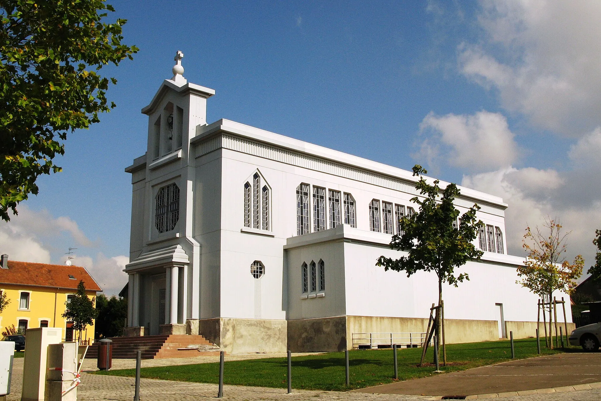 Photo showing: Église en fer de Crusnes en septembre 2008.