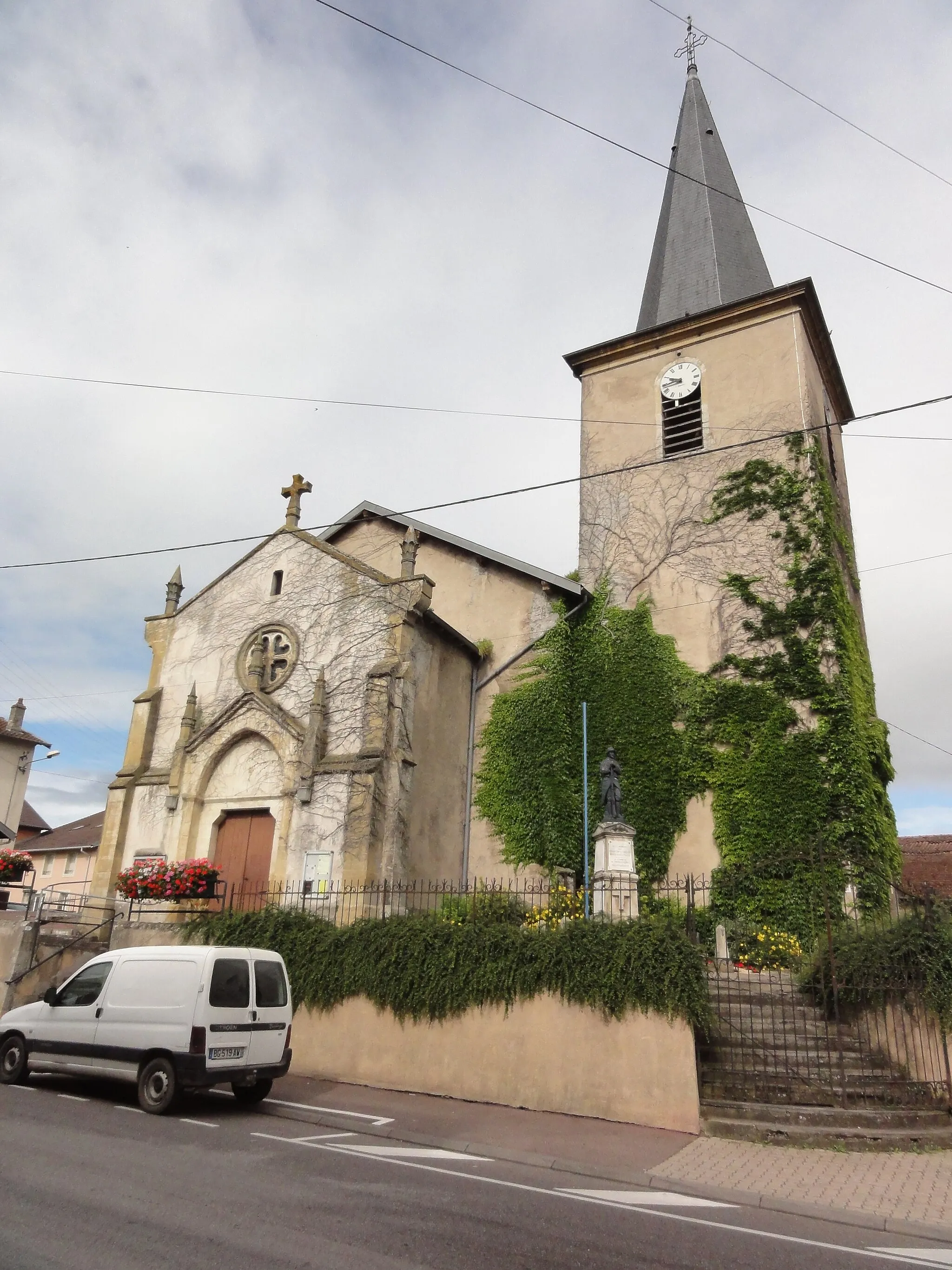 Photo showing: Damelevières (M-et-M) église