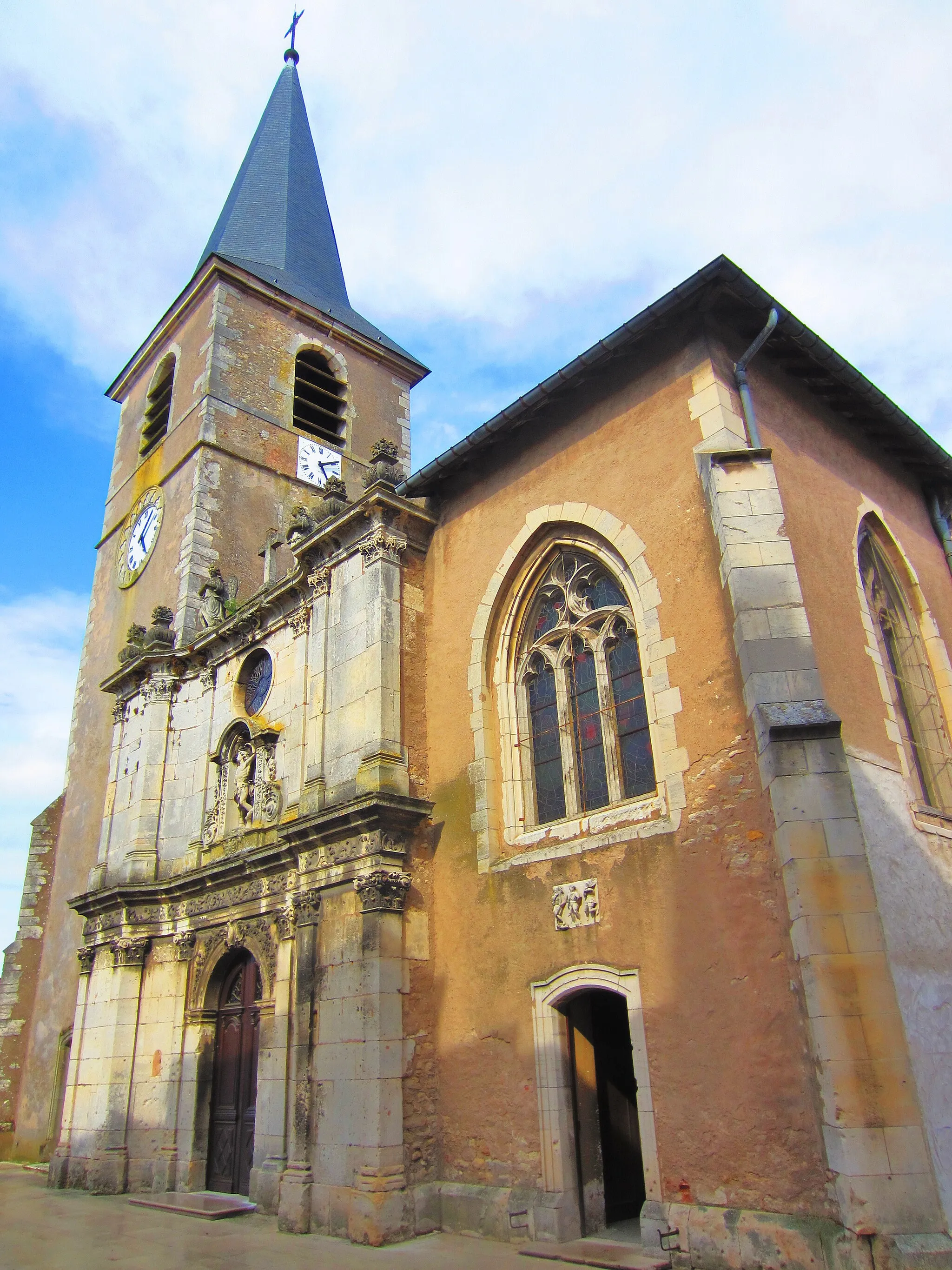 Photo showing: Dieulouard church