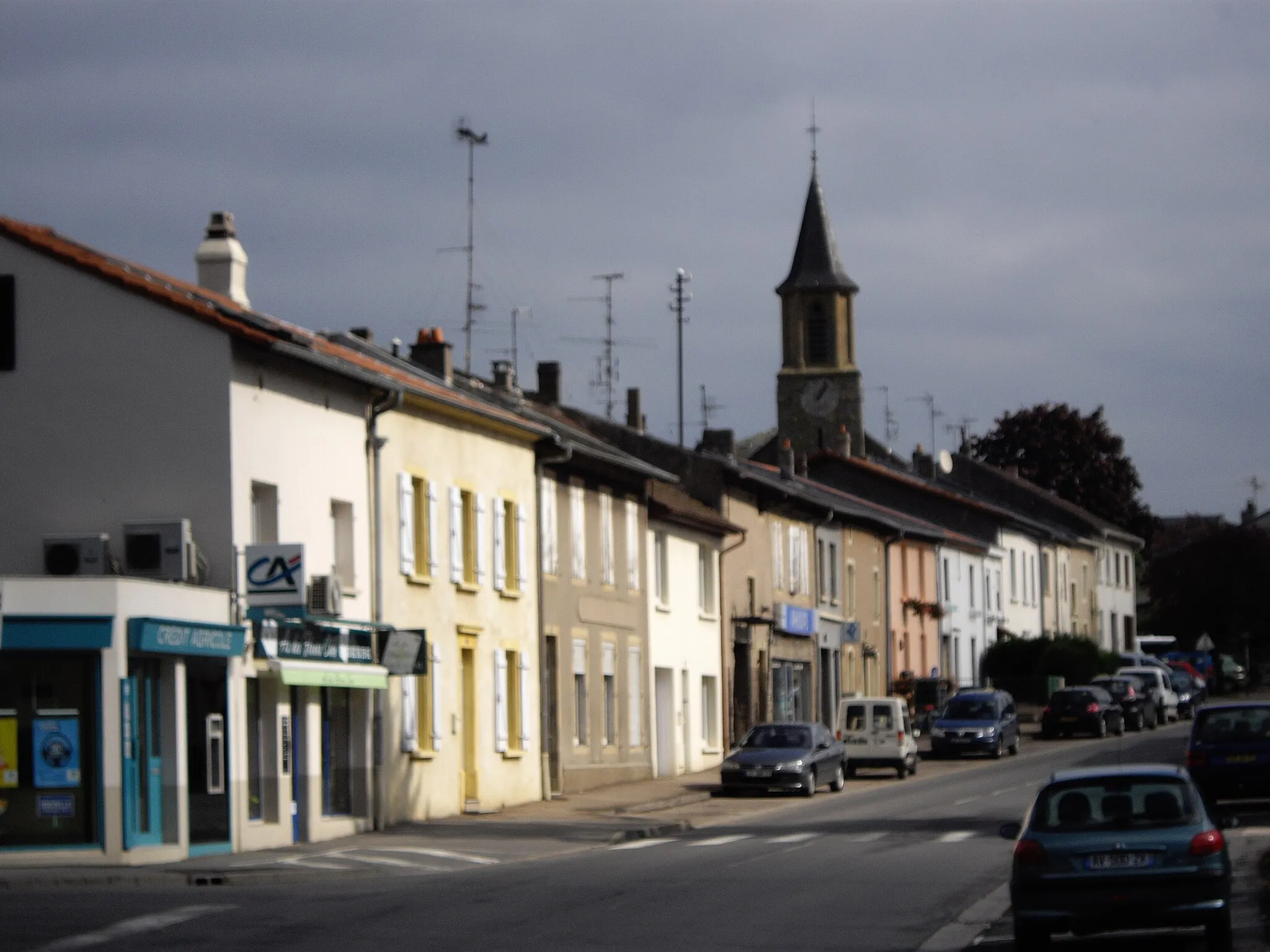Photo showing: Metzervisse's street, in Guénange, Moselle, France.