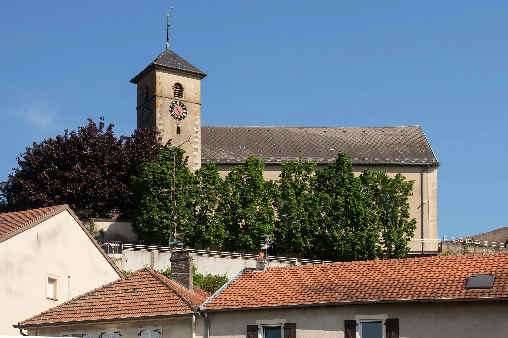 Photo showing: Hettange Grande, church: l’église Saint-Étienne