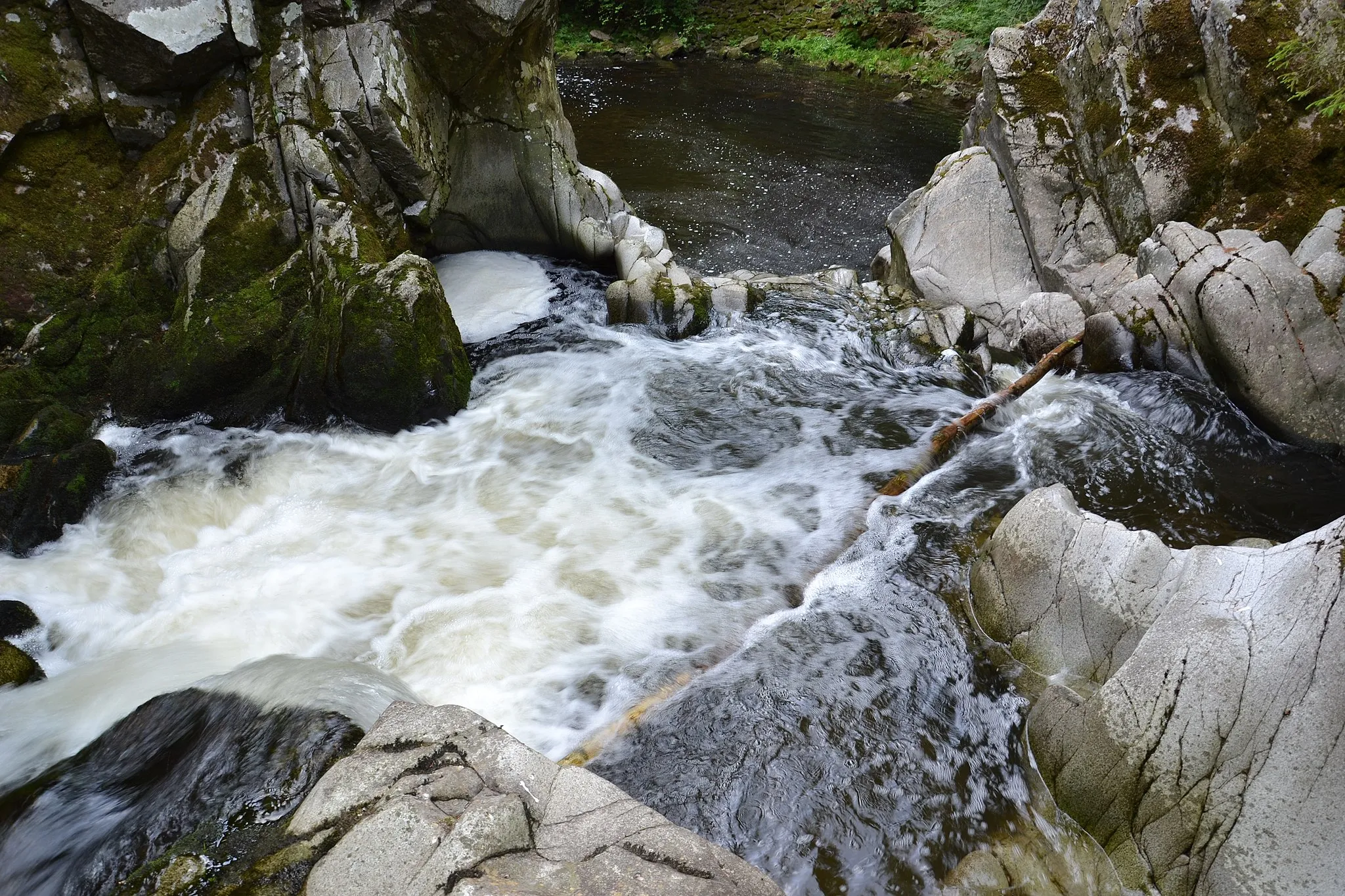 Photo showing: Le saut de la Cuve à Saint-Amé - Le Syndicat, Vosges.