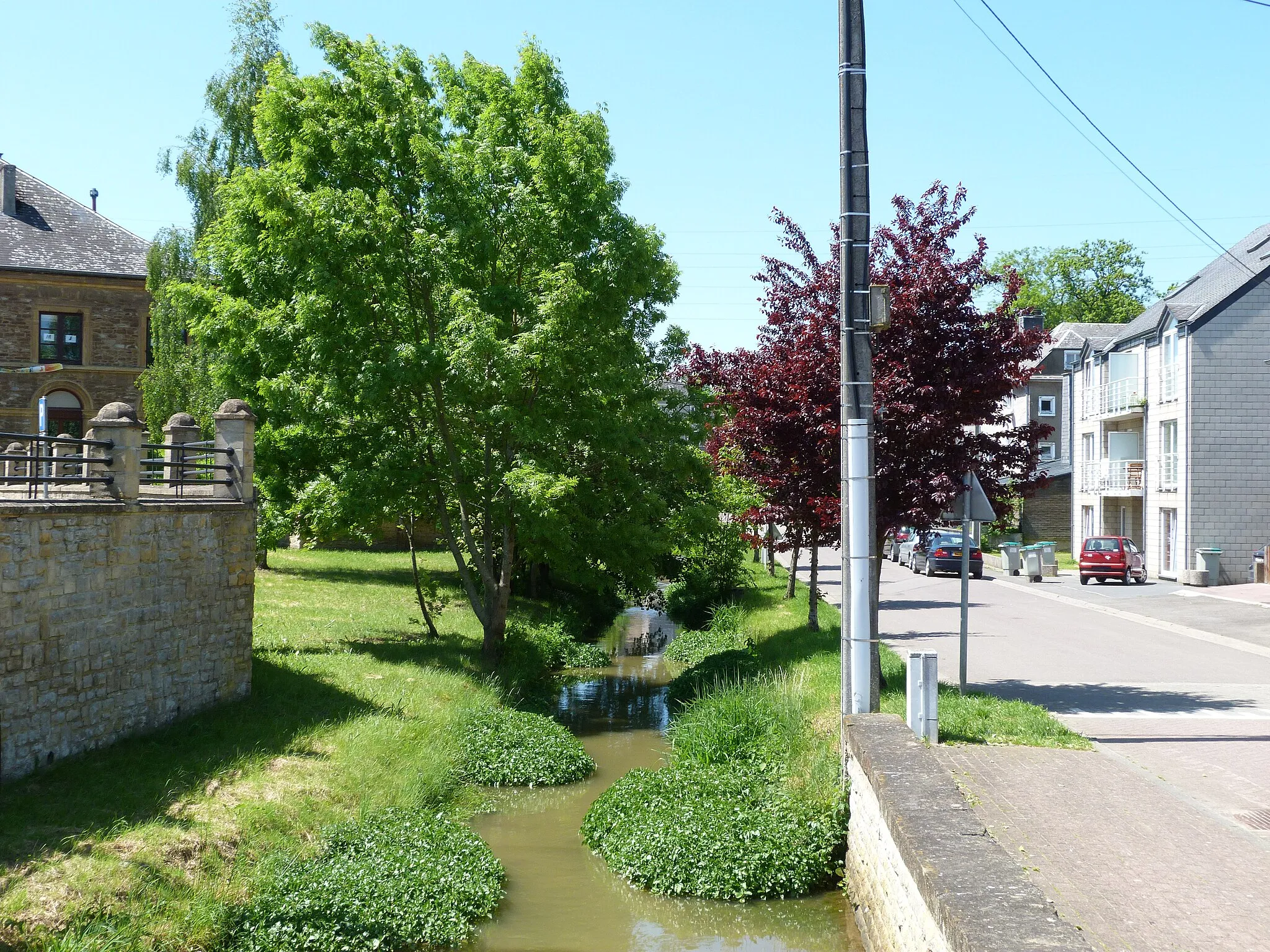 Photo showing: Le ruisseau qui traverse Aubange