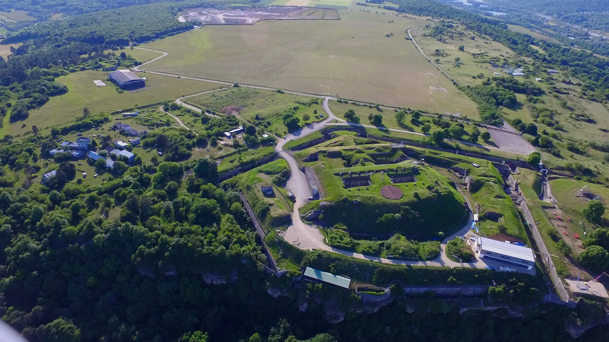 Photo showing: Le Fort Pélissier vu du ciel