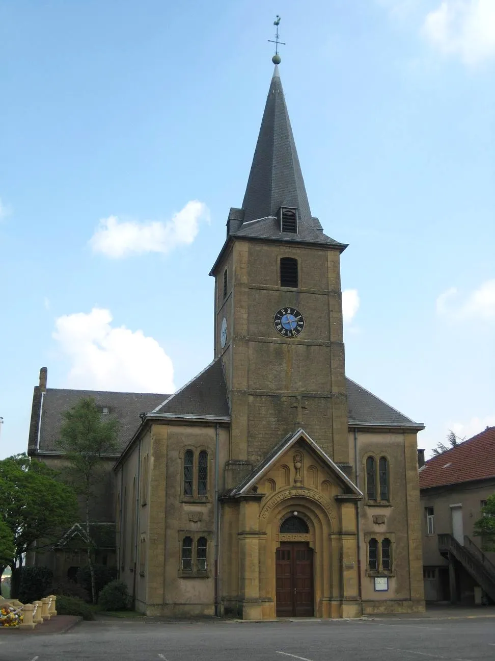 Photo showing: église de Rombas