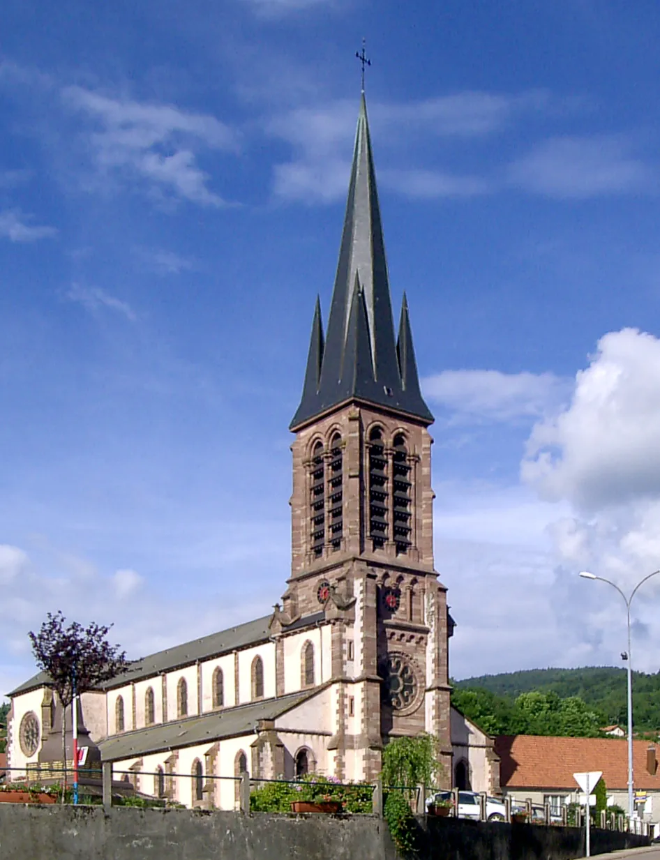 Photo showing: L'église Saint-Maurice à Saint-Maurice-sur-Moselle