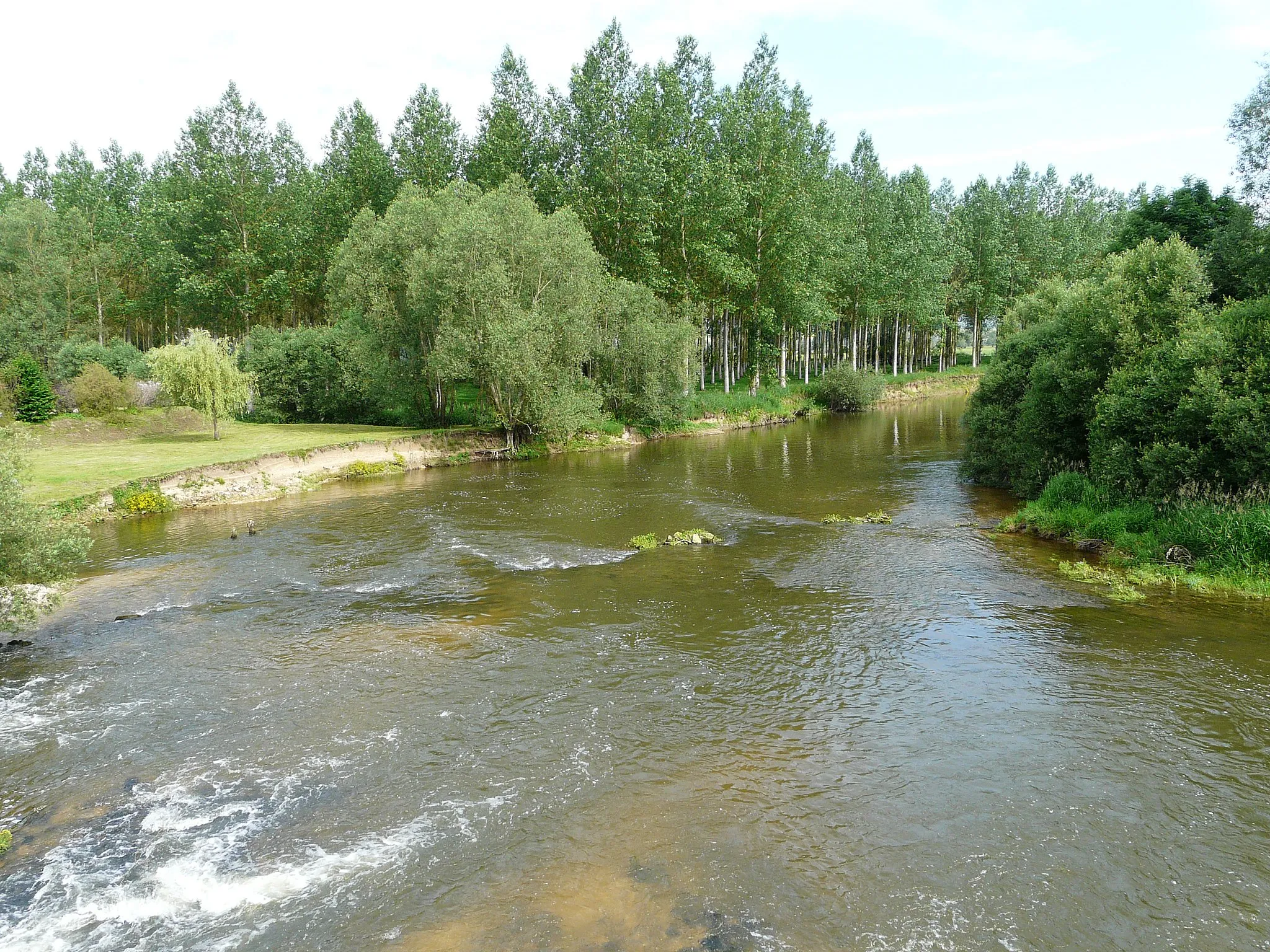 Photo showing: River Meuse in Sorcy-Saint-Martin