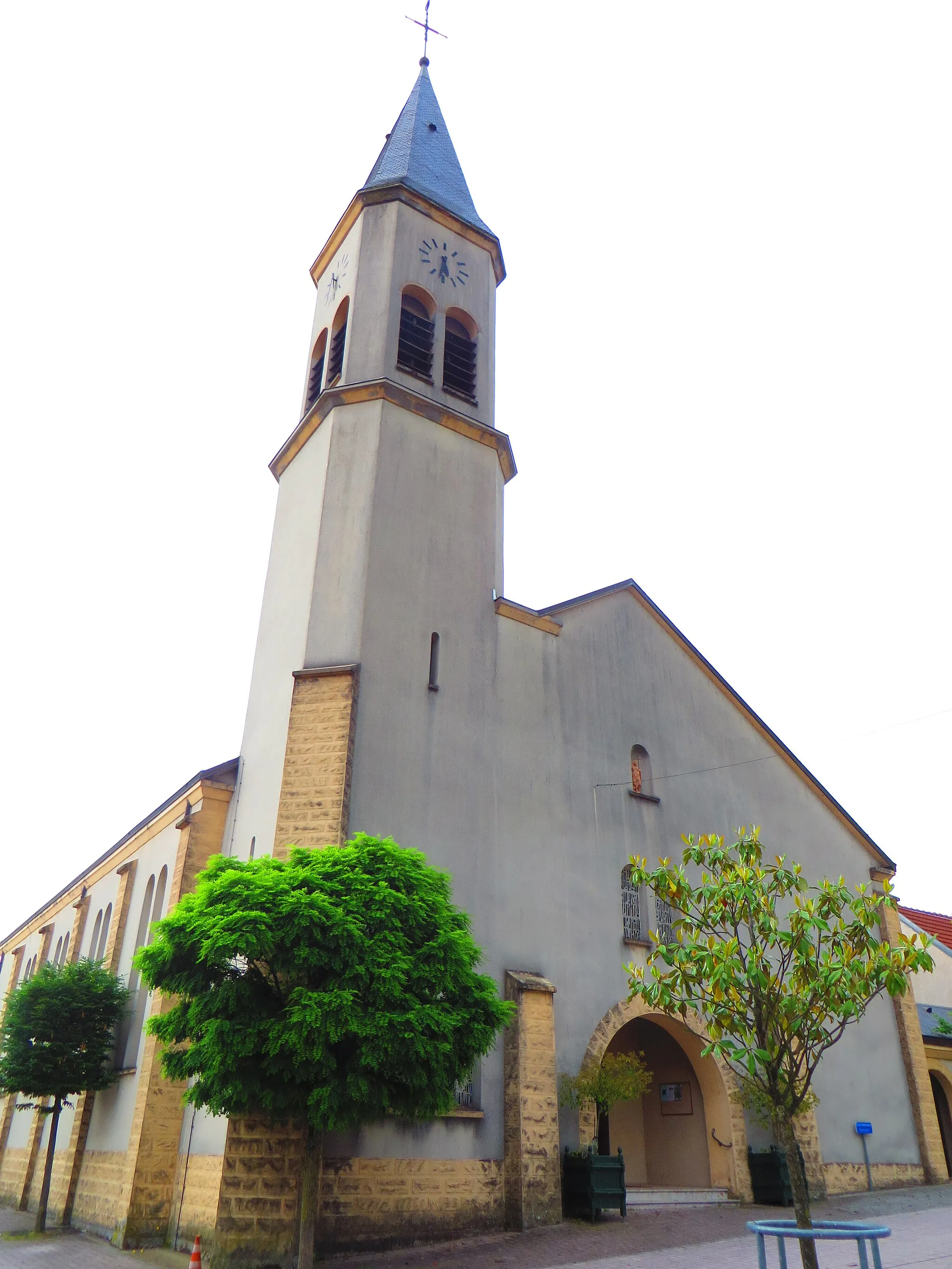 Photo showing: Woustviller Église Saint-Jean-Baptiste