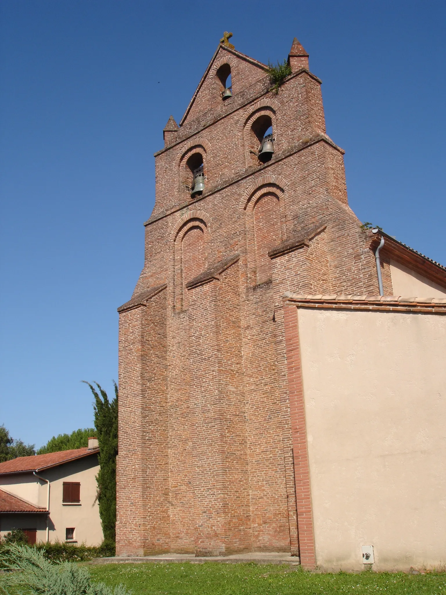 Photo showing: Église d'Auzeville-Tolosane (Haute-Garonne, France).