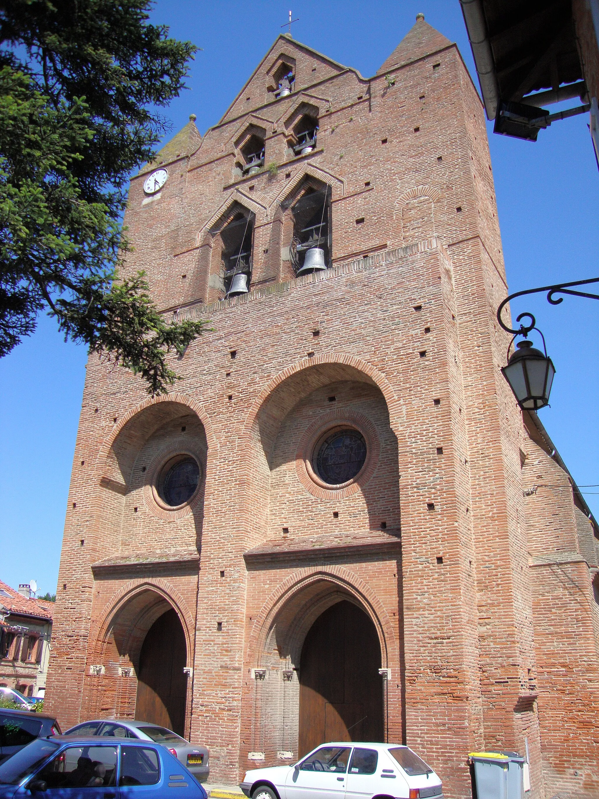 Photo showing: Baziège (Haute-Garonne, Fr) église de style toulousain