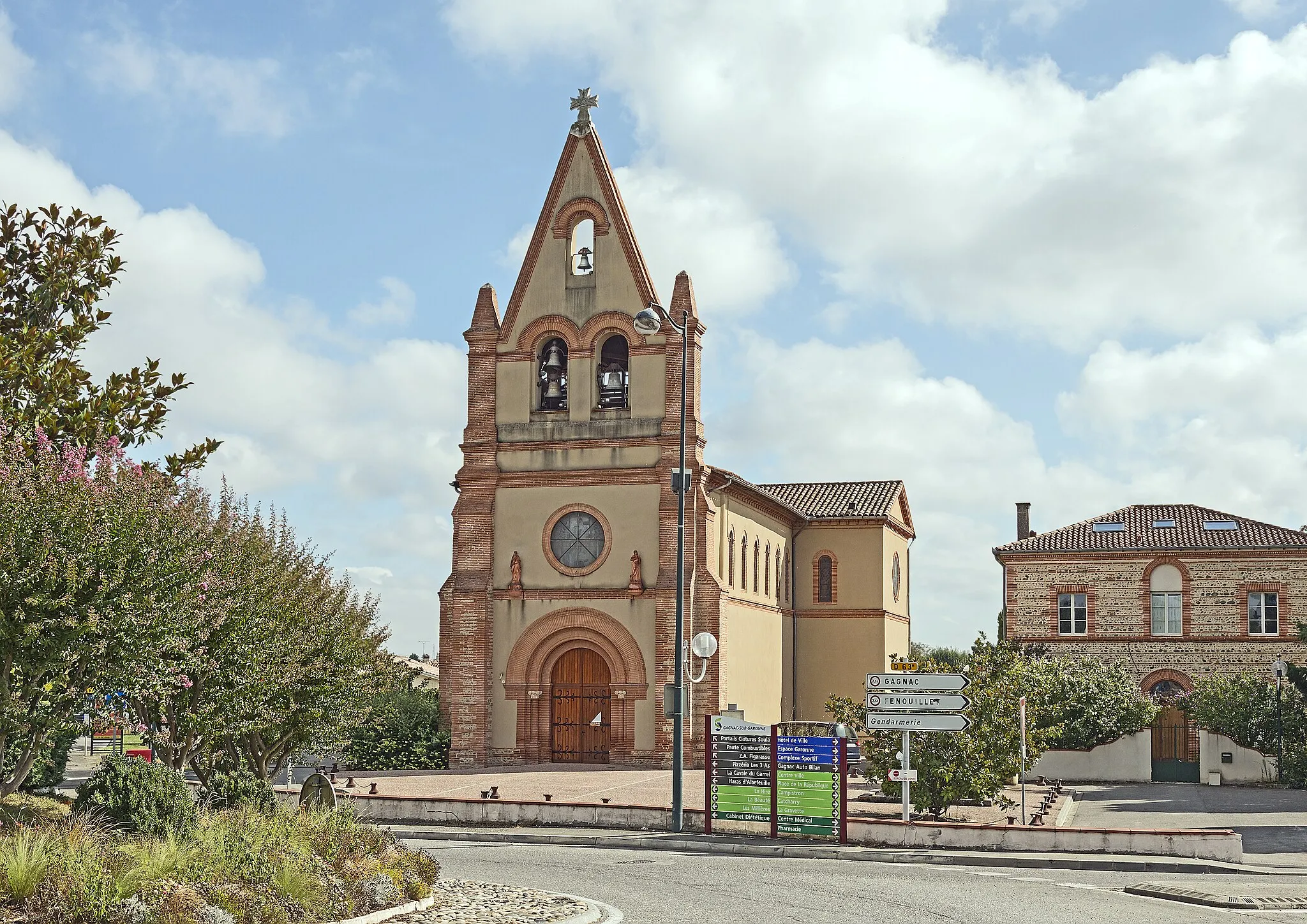 Photo showing: Gagnac-sur-Garonne. The church "Notre Dame"