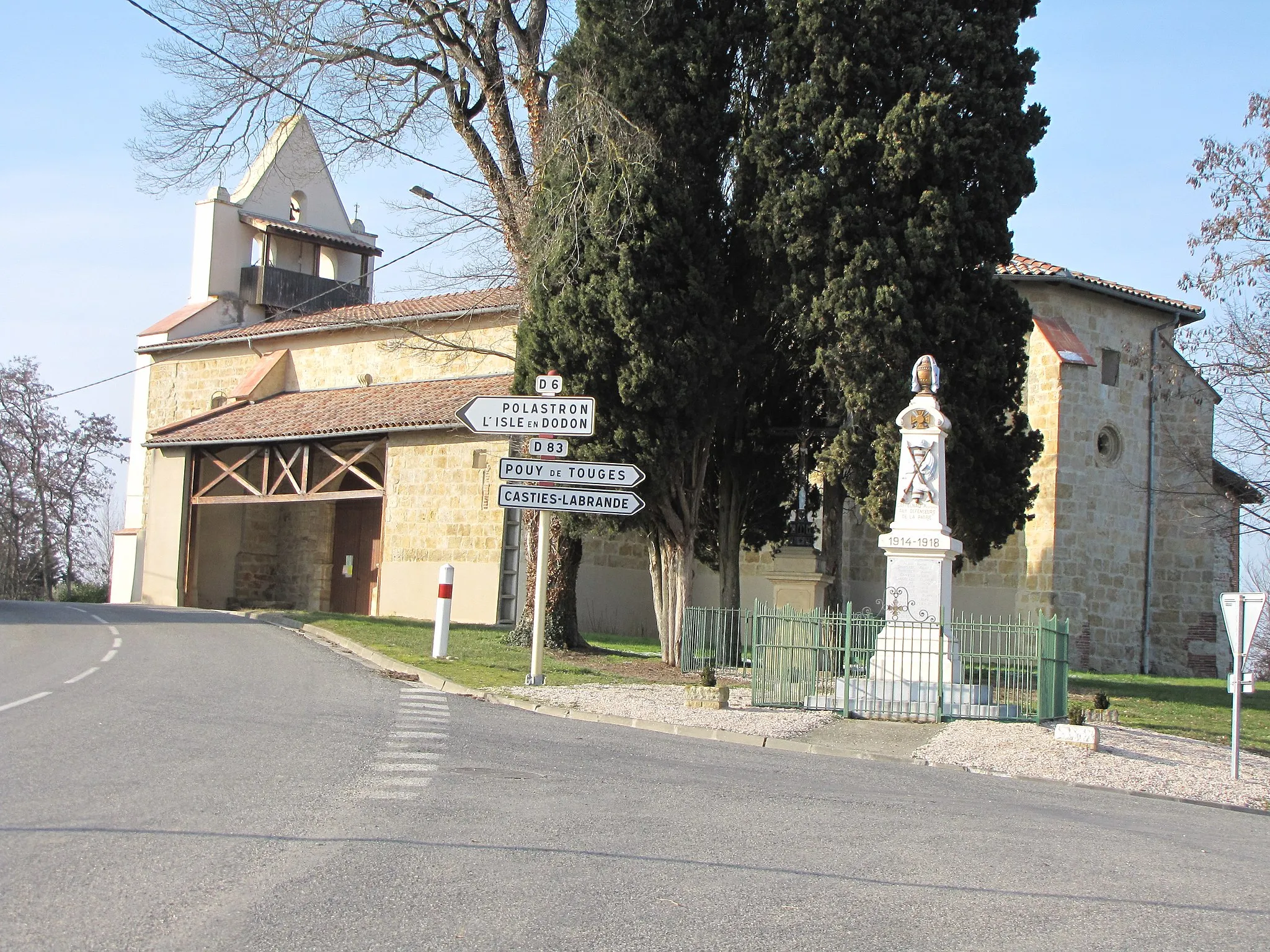 Photo showing: Église de Castelnau-Picampeau