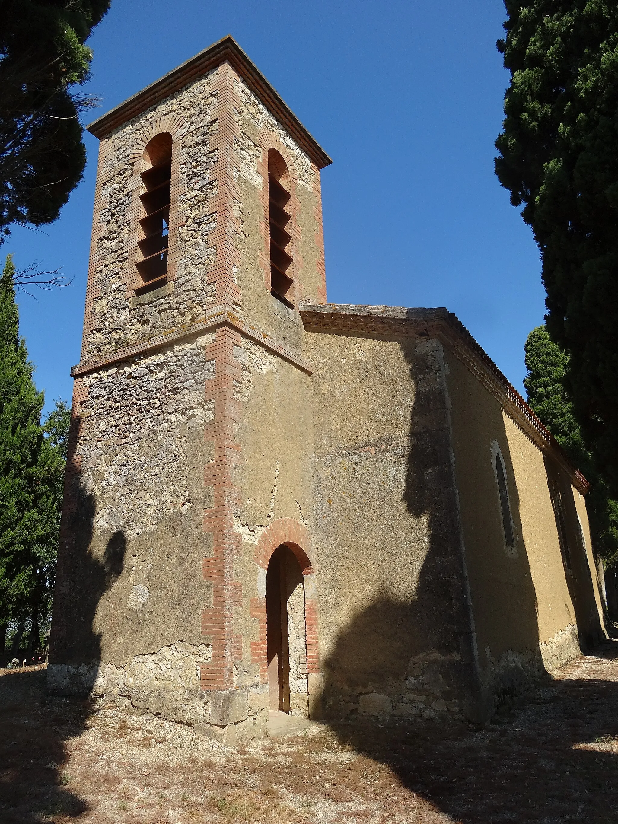 Photo showing: L'église de Grazan (Mauvezin).