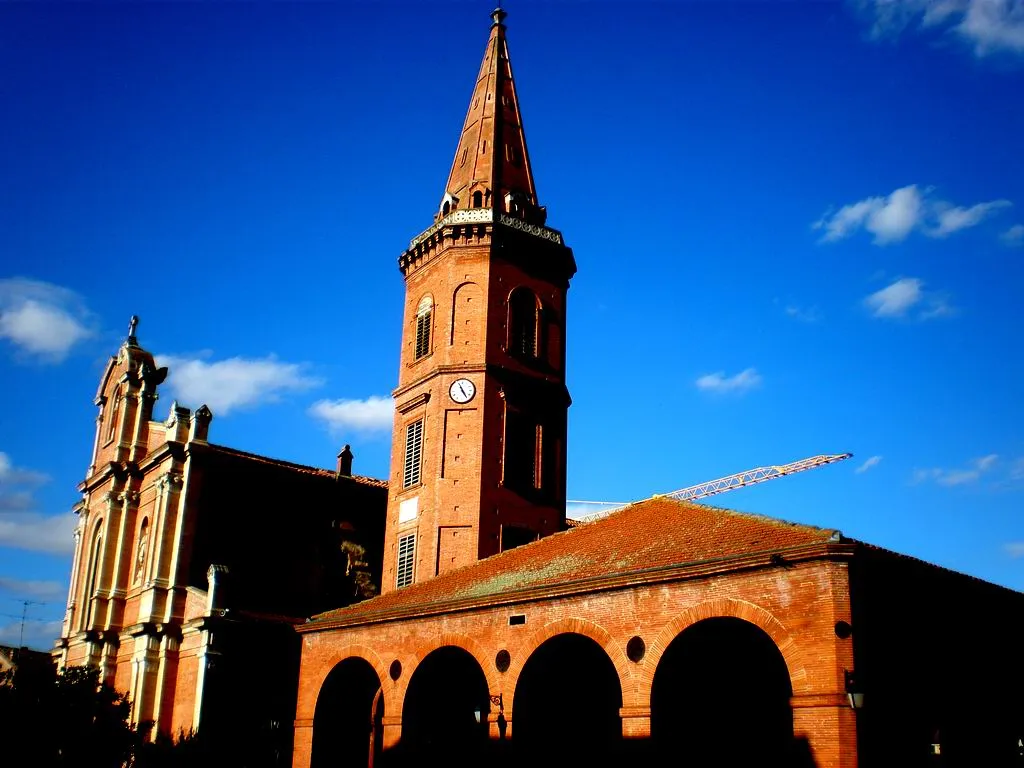 Photo showing: Église à Mazères