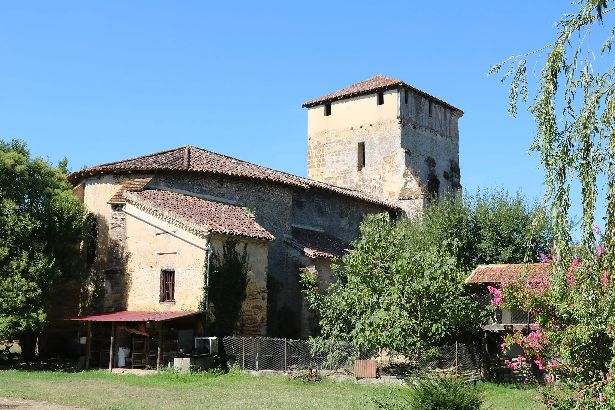 Photo showing: Vue de l'église de la commune de SION (France - Région Occitanie - Département du Gers)