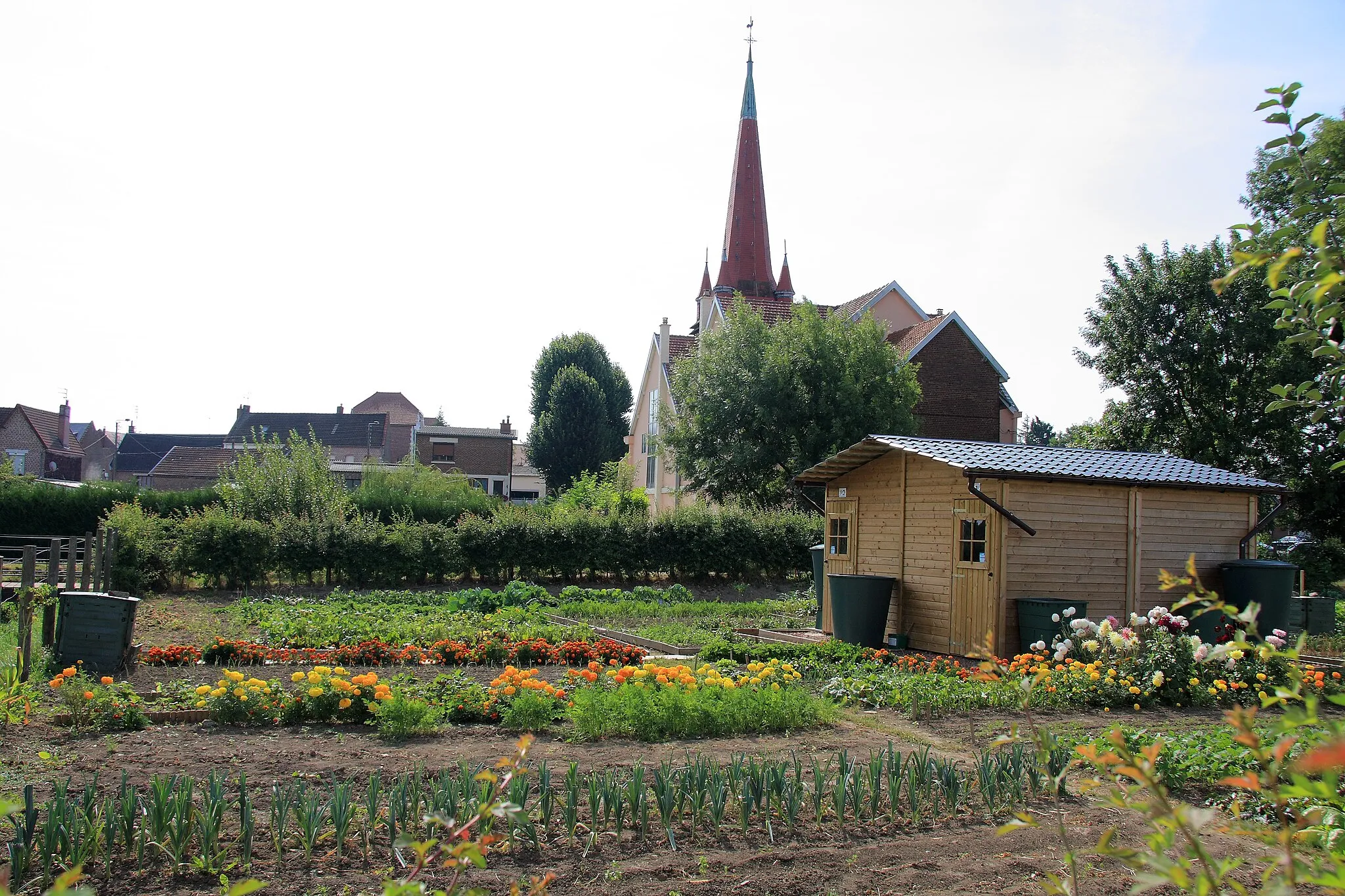 Photo showing: Les jardins de La Bassure à Achicourt