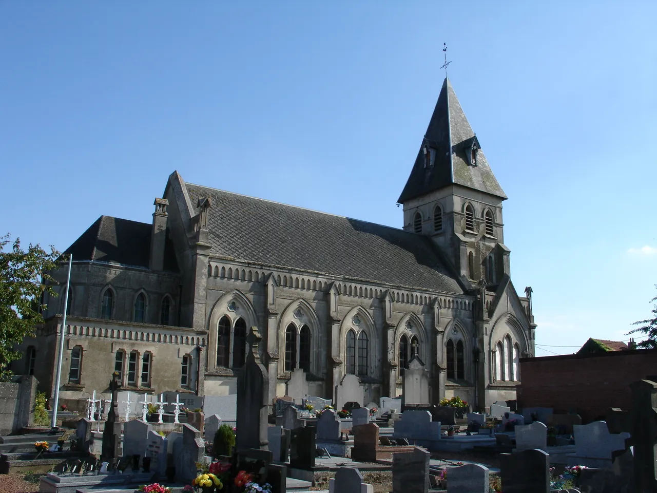 Photo showing: L'église d'Agny