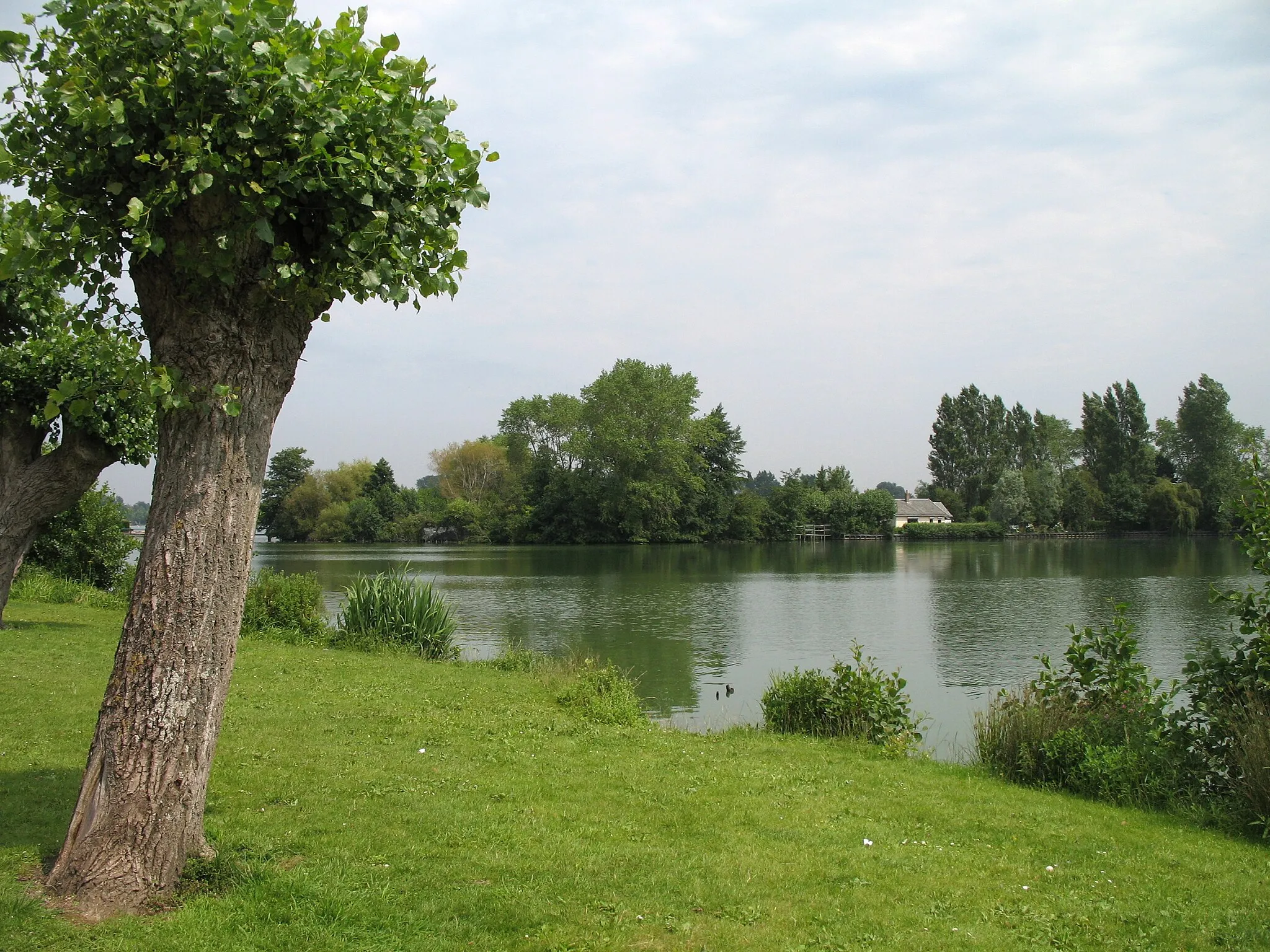 Photo showing: Ardres (département du Pas-de-Calais, France): the lakes north of the town