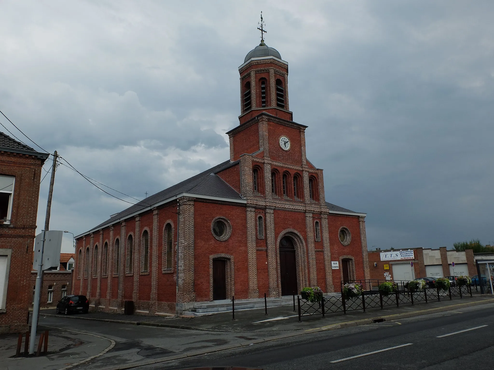 Photo showing: Vue de l'église Saint-Martin de Baisieux ( Nord).