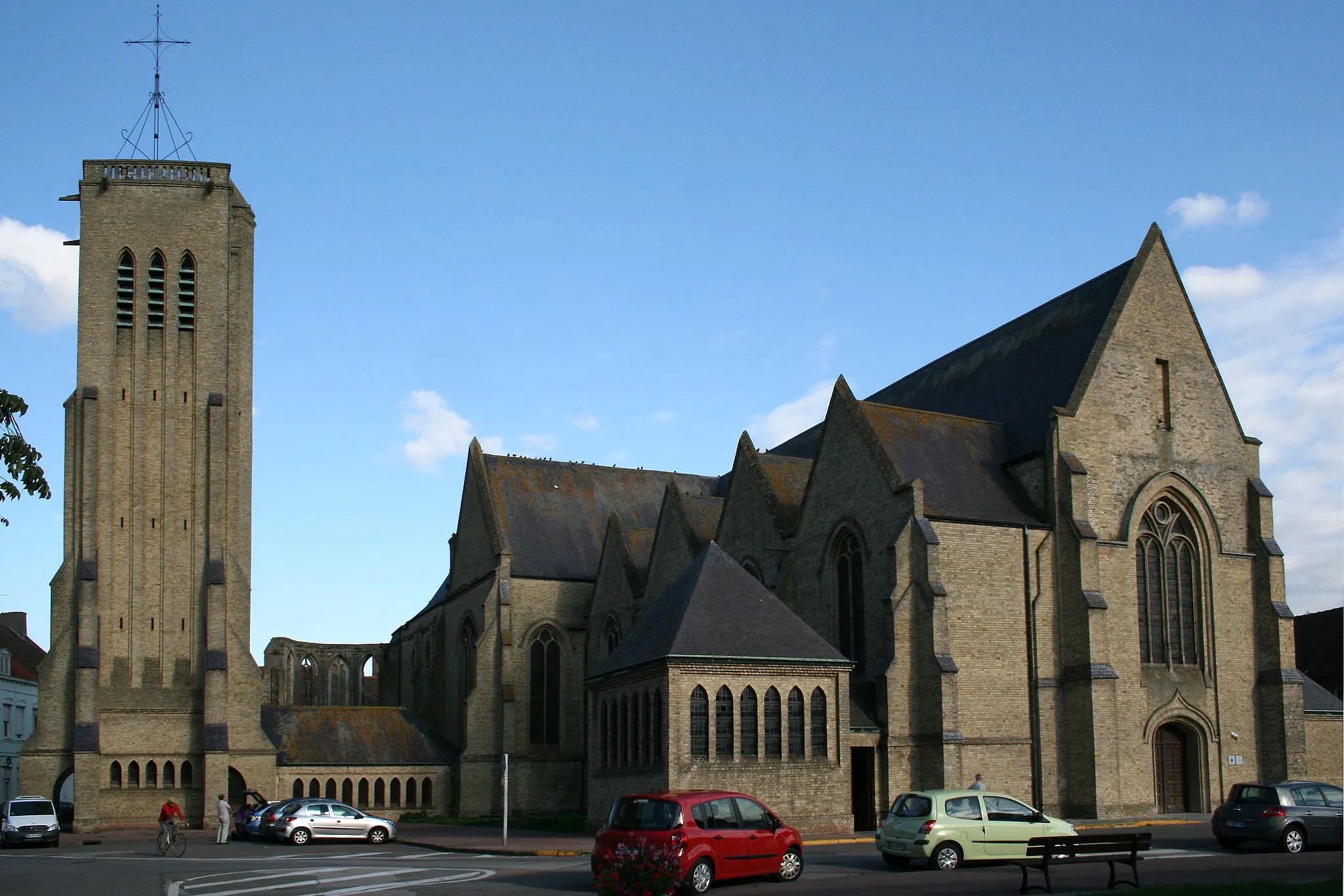 Photo showing: Bergues (Nord) France, the Saint Martin's church.