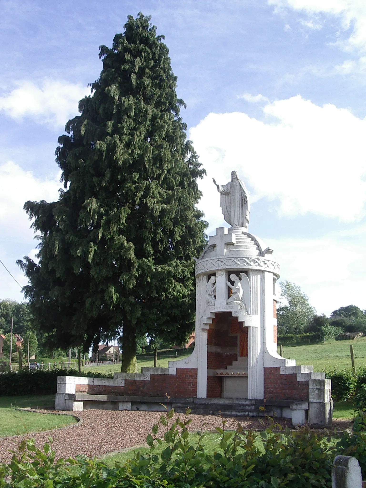 Photo showing: Monument de la reconnaissance au Sacré-Coeur à Boeschepe (France, Nord)