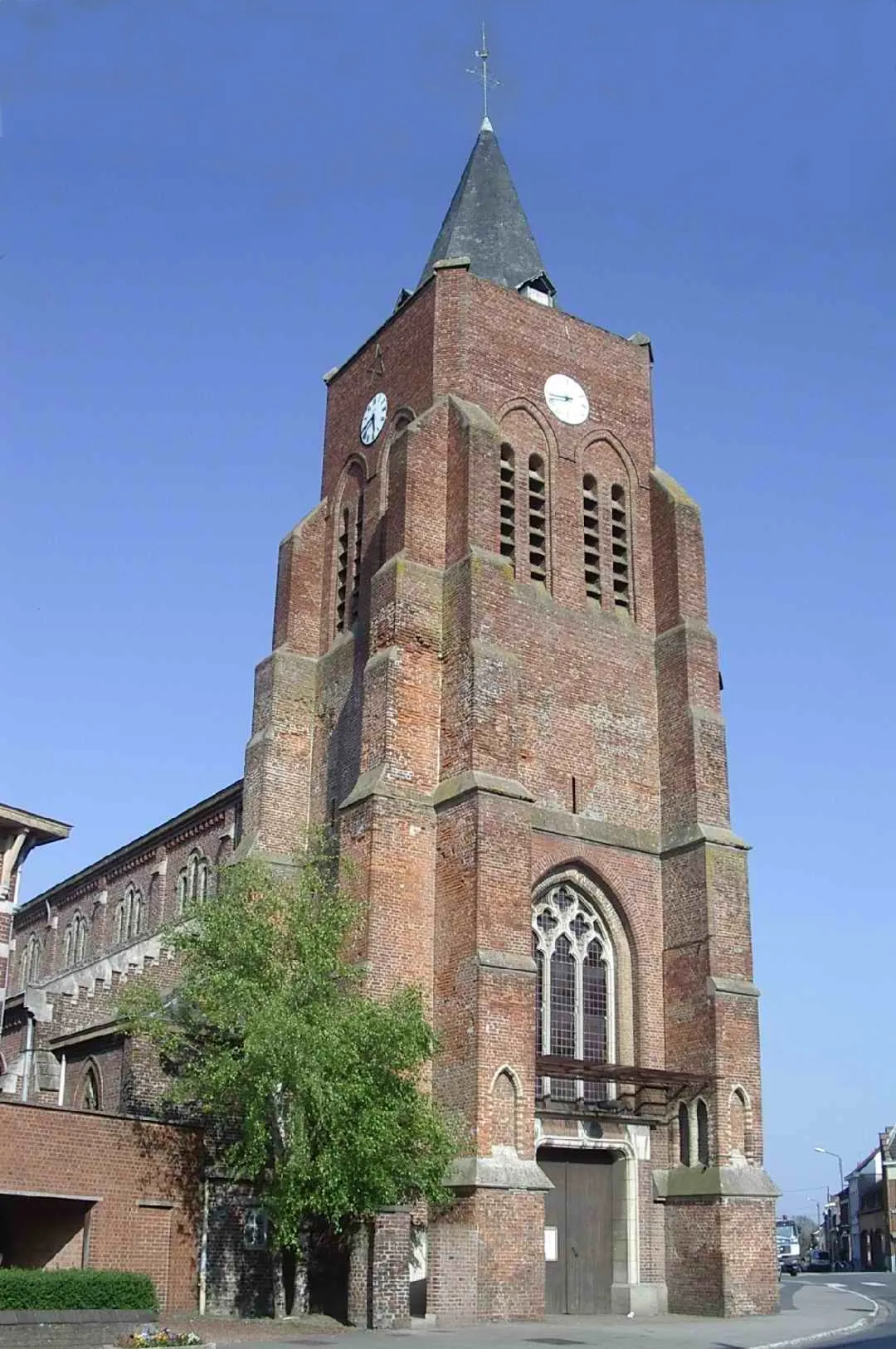 Photo showing: L’église St Omer de Caëstre (Nord, France).